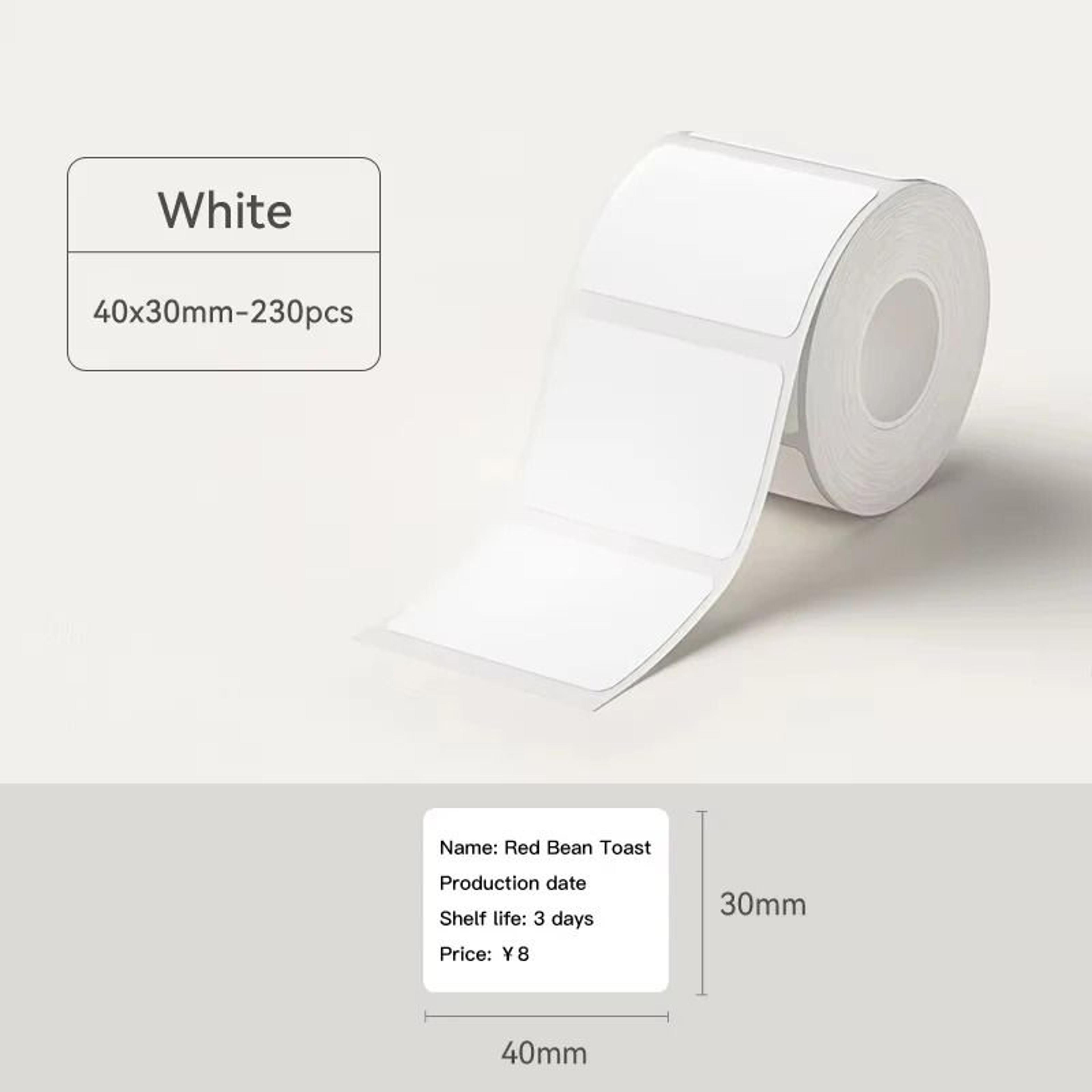 Multipurpose Thermal Label Sticker Rolls Strong ResidueFree Adhesion 9