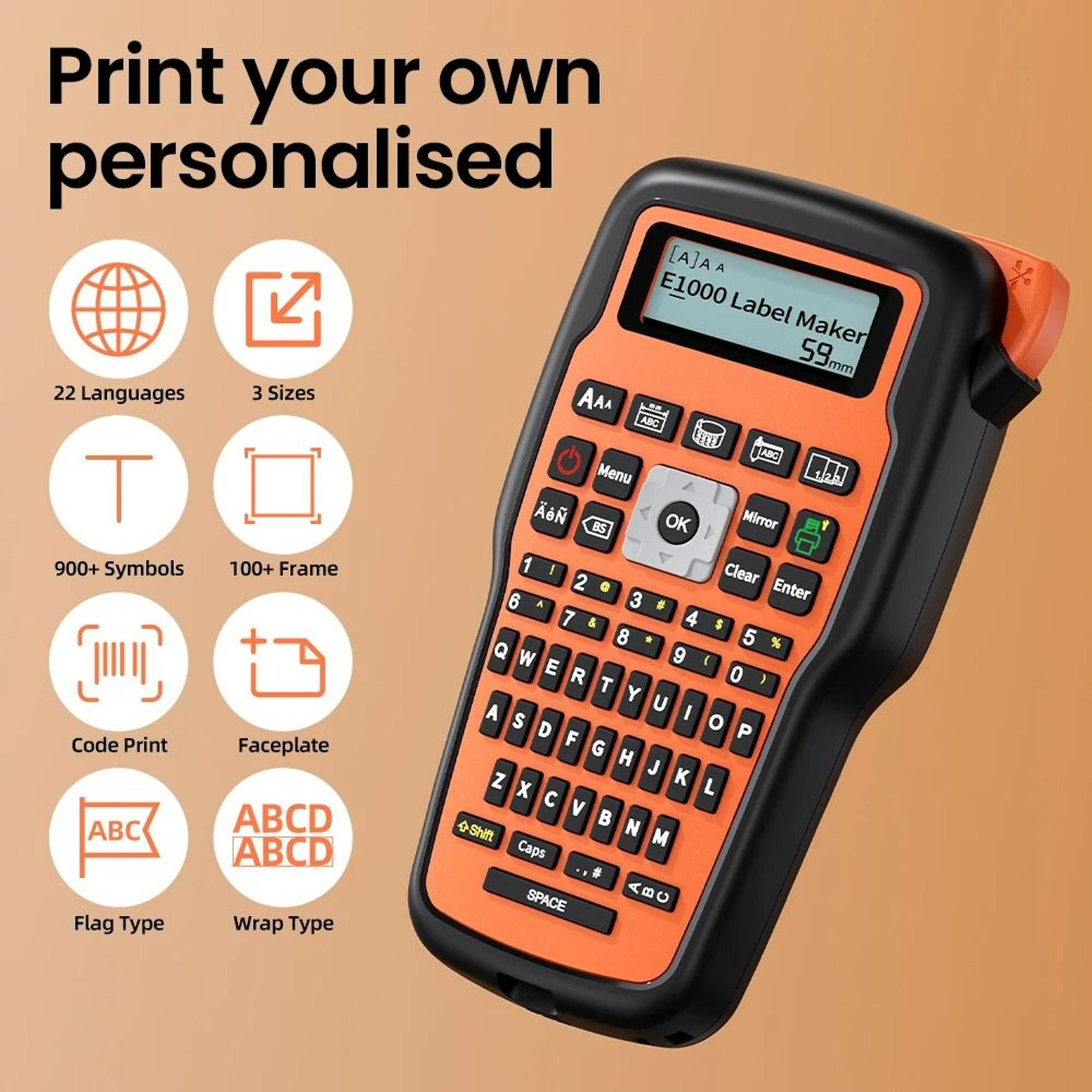 Handheld Industrial Portable Label Printer 1