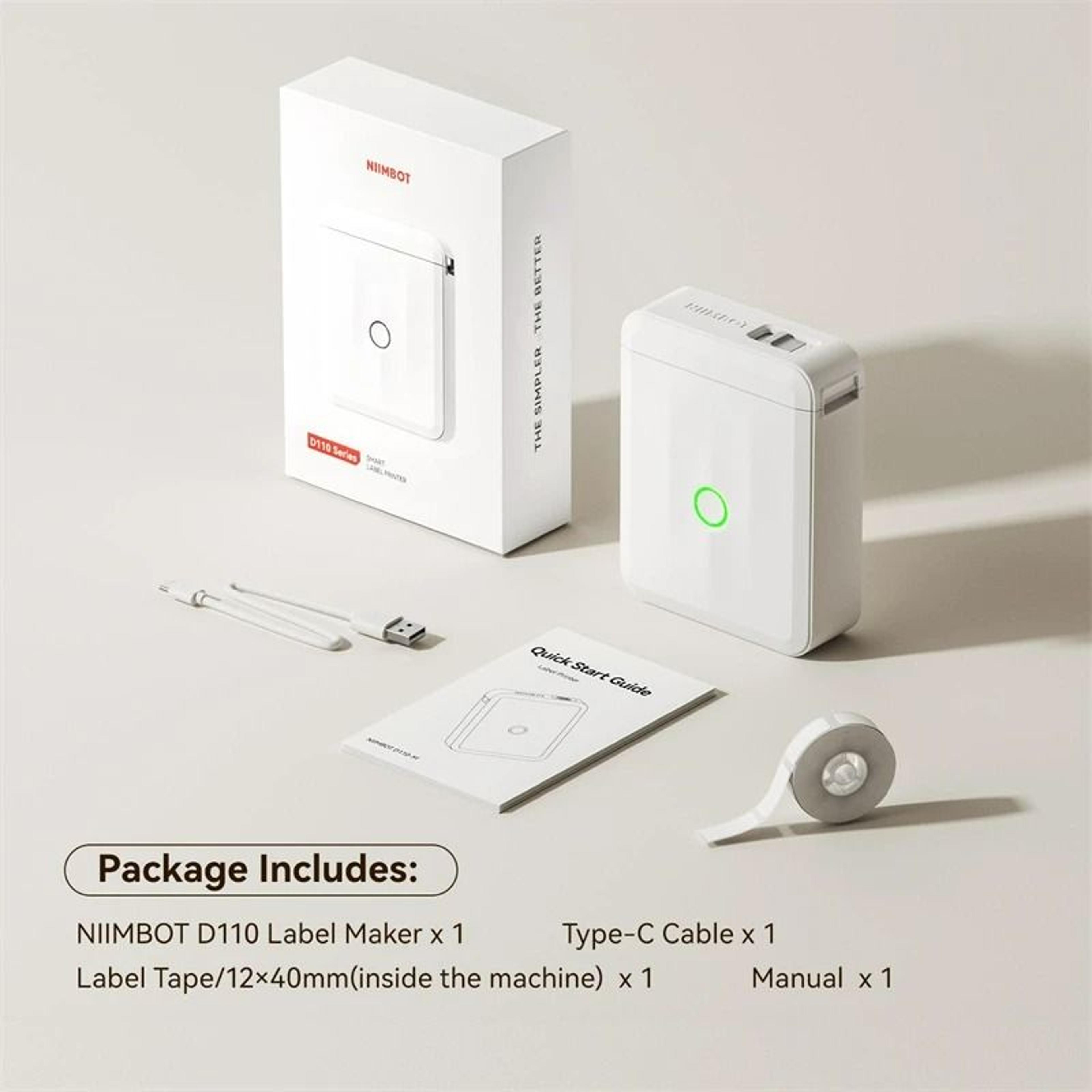 Mini Portable SelfAdhesive Thermal Label Maker 5