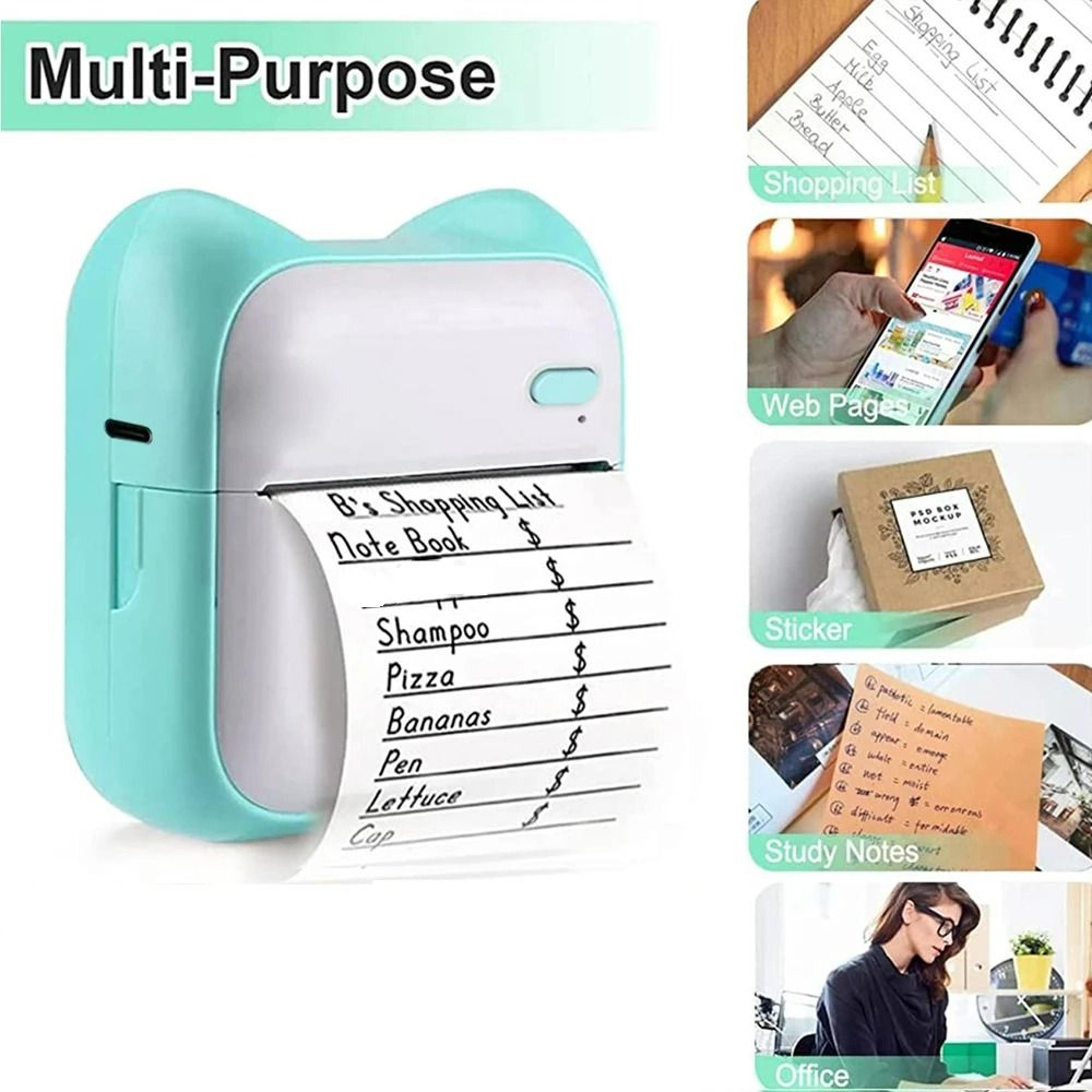 Wireless Portable Mini Thermal Sticker Printer For IOS  Android 3