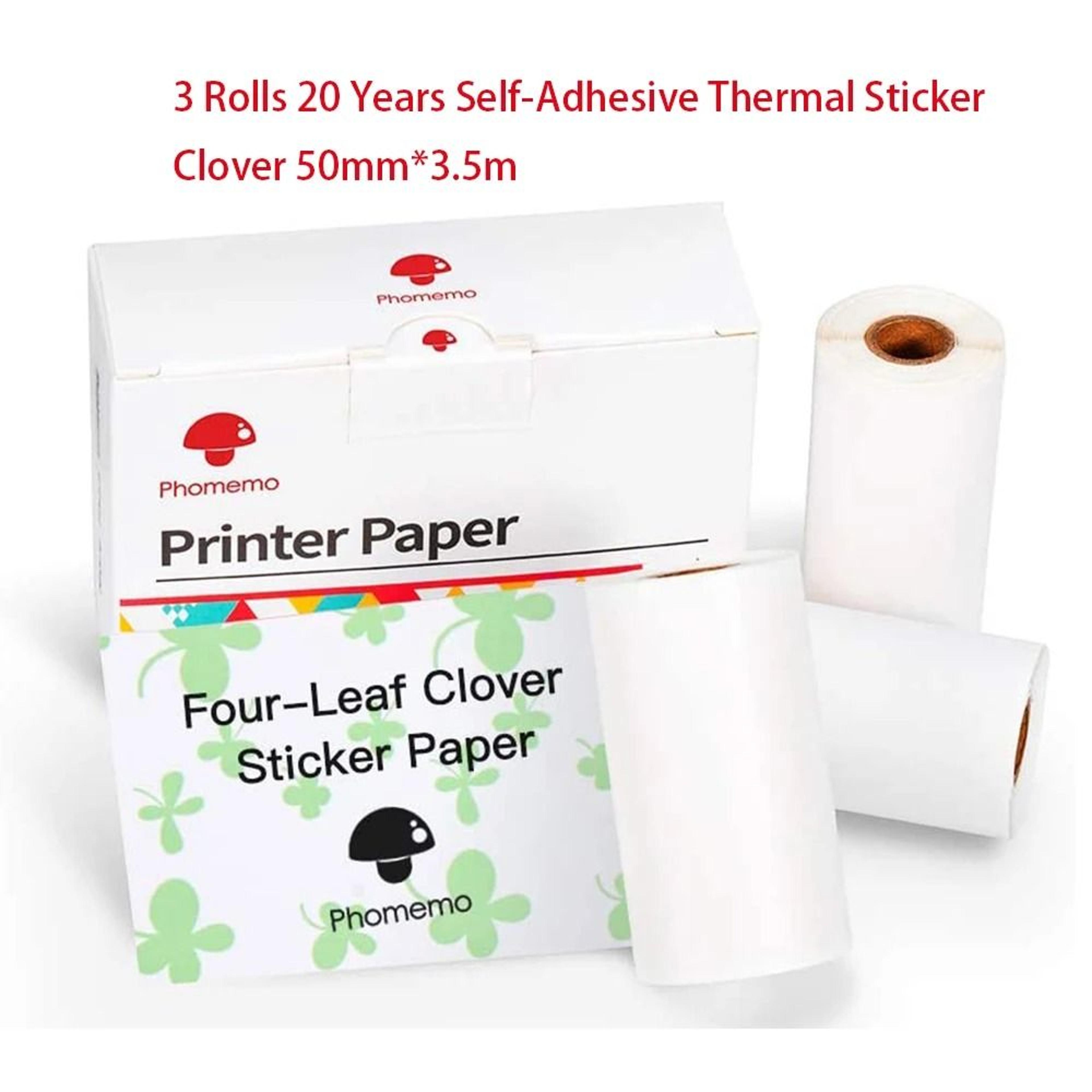 Phomemo Compatible Thermal Paper  Sticker Rolls 3Pack 2