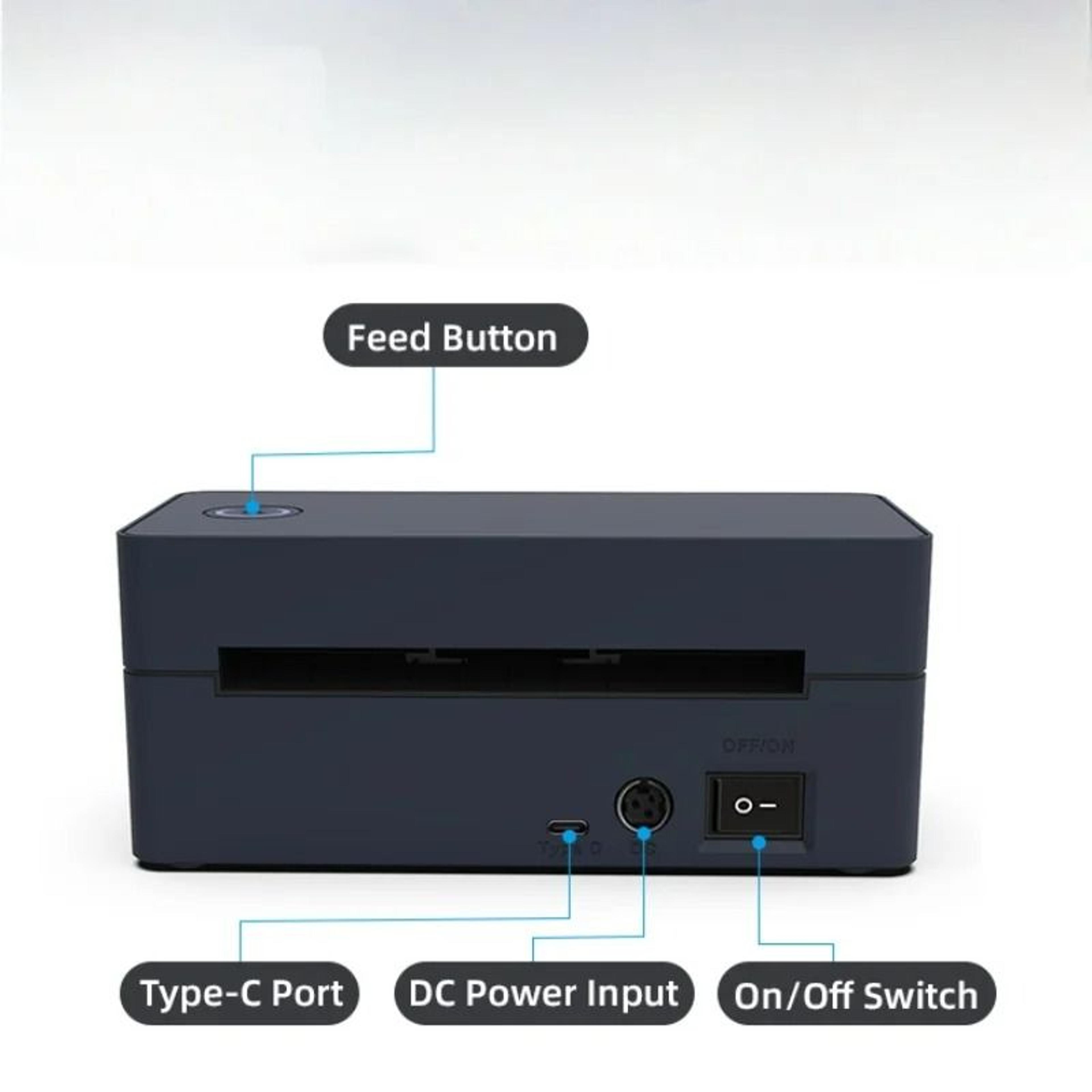 203 DPI Portable Wireless 4x6 Thermal Shipping Label Printer 5
