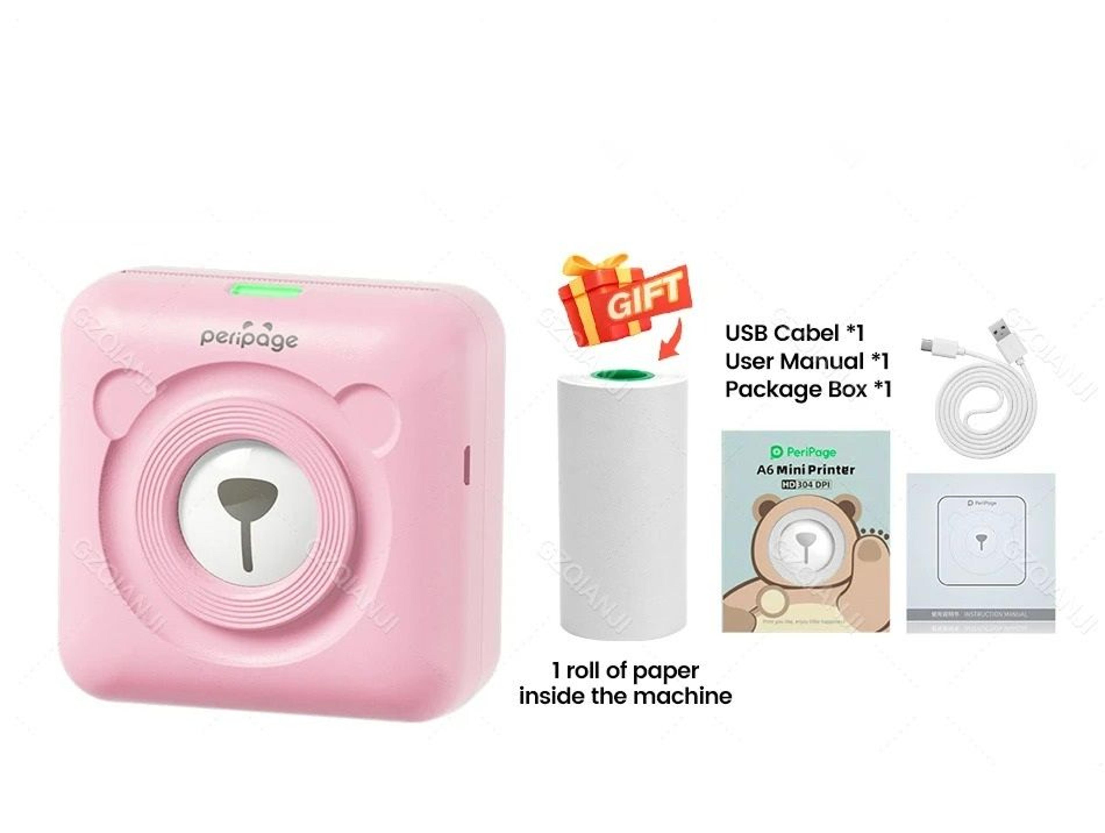 304 DPI Wireless Portable Mini Thermal Photo Printer 6