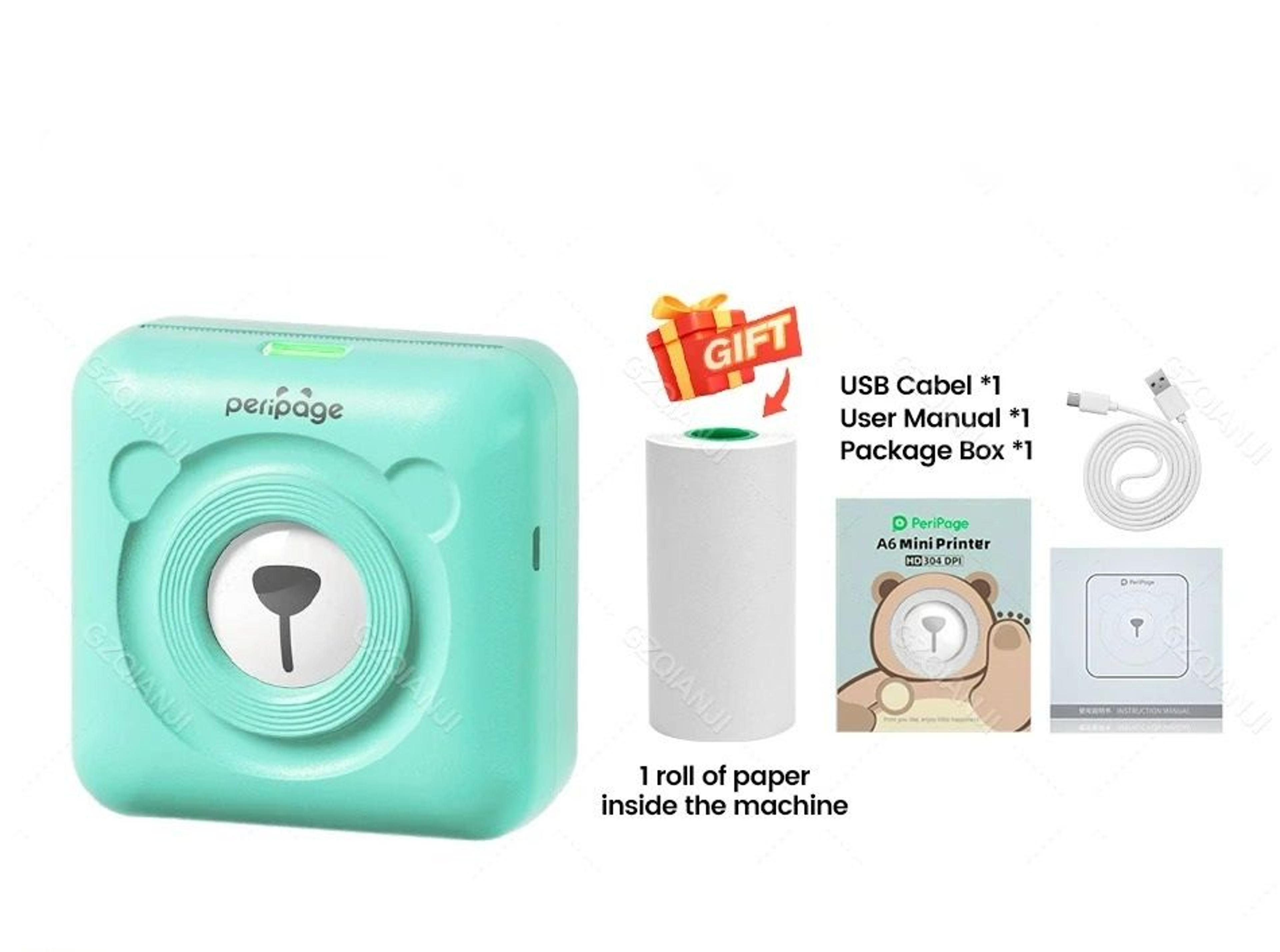 304 DPI Wireless Portable Mini Thermal Photo Printer 11