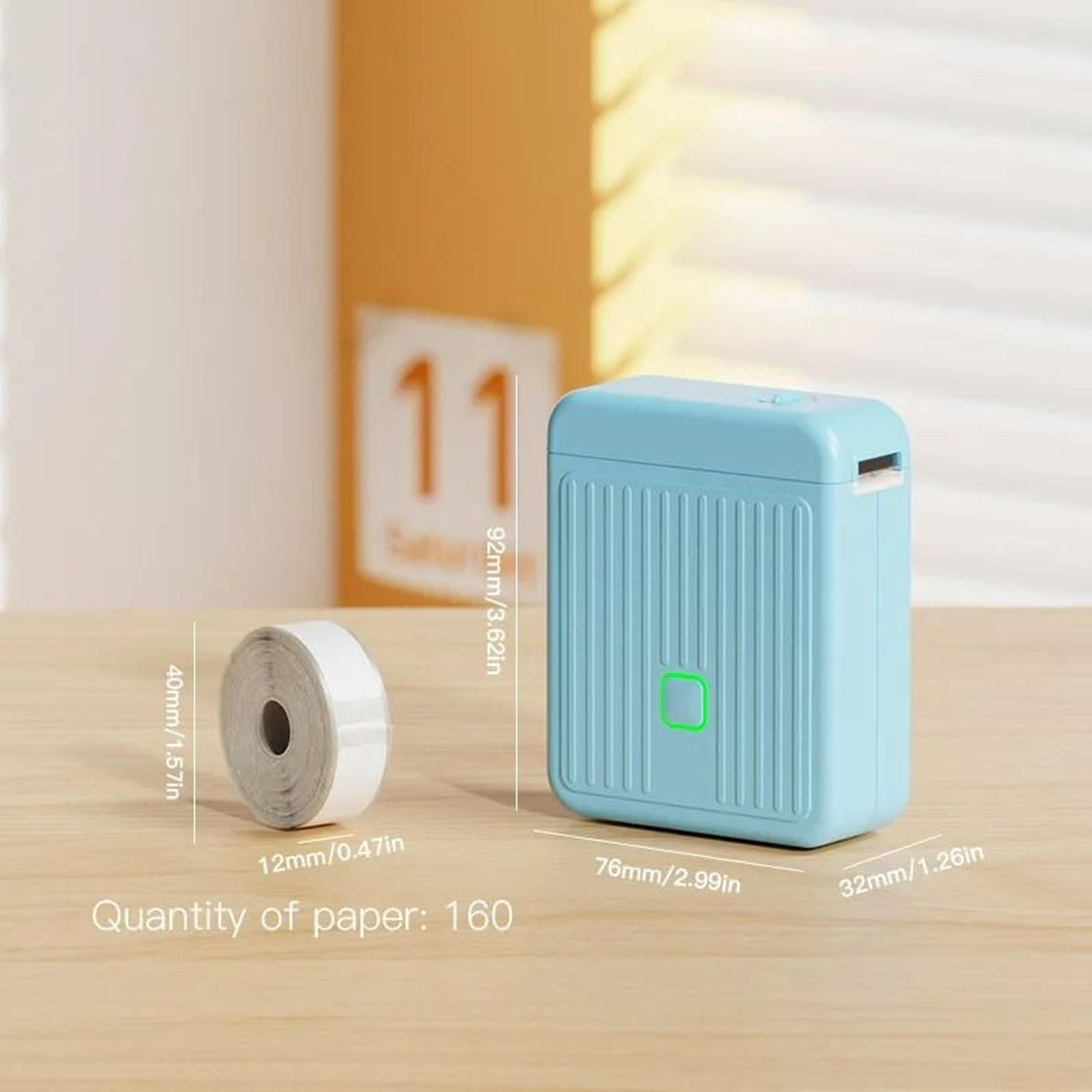 Elite Wireless Mini Thermal Label  Barcode Maker For Home Office  School 5