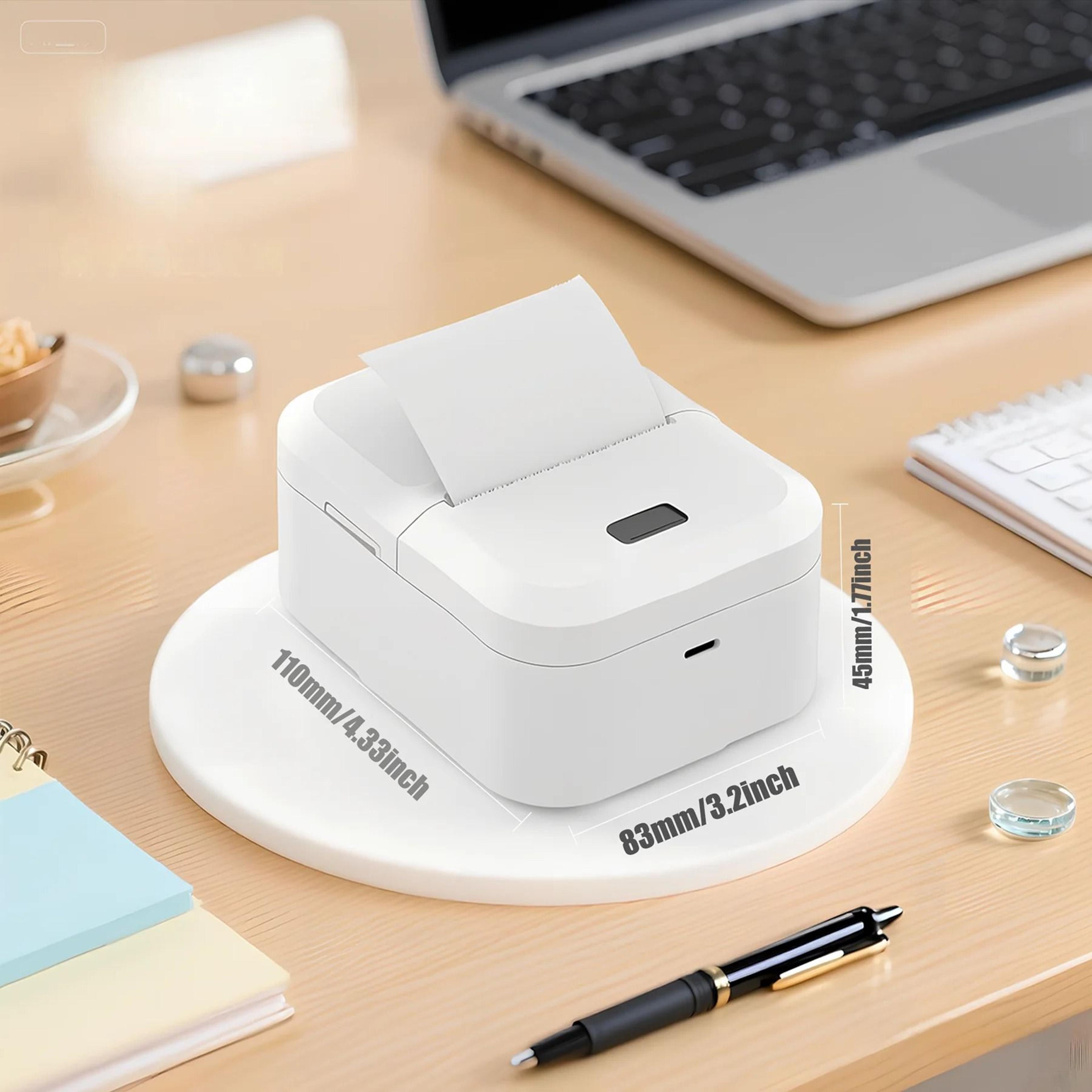 Wireless Mini Bluetooth Thermal Label Printer For Home Office  Retail 2