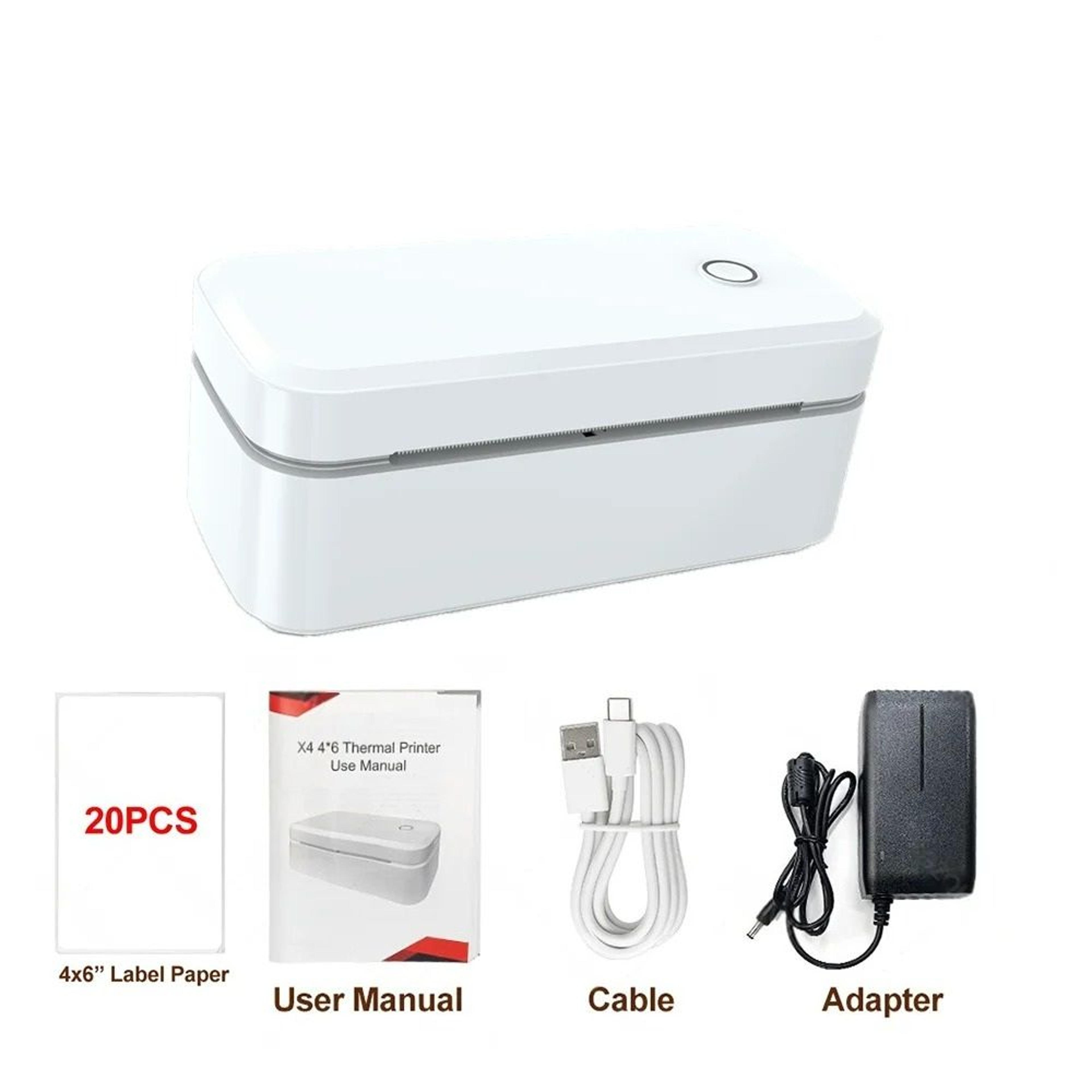Wireless 4x6 Desktop Thermal Shipping Label Printer For Packages 7