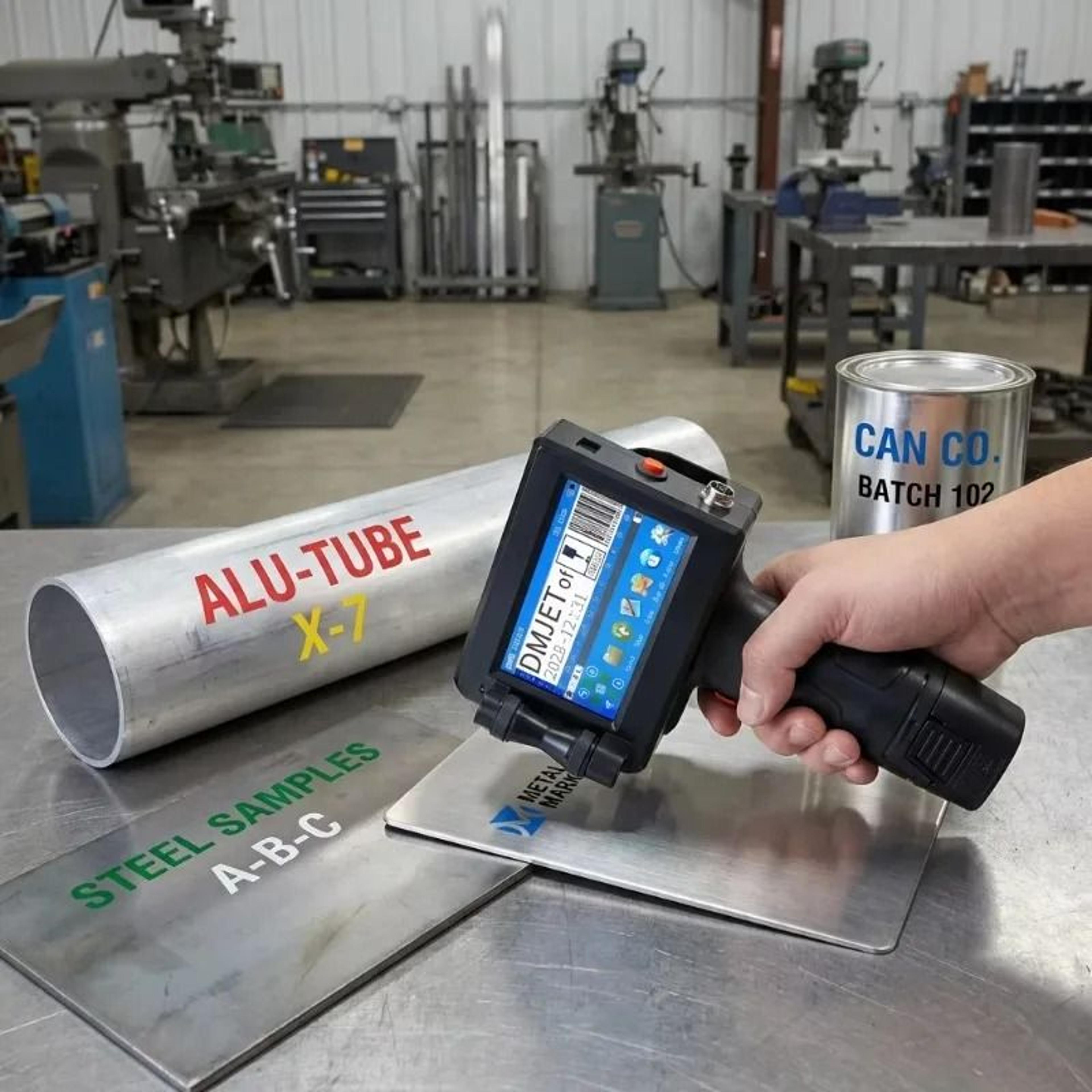 127mm Handheld Thermal Inkjet Printer For Date  Package Coding 4