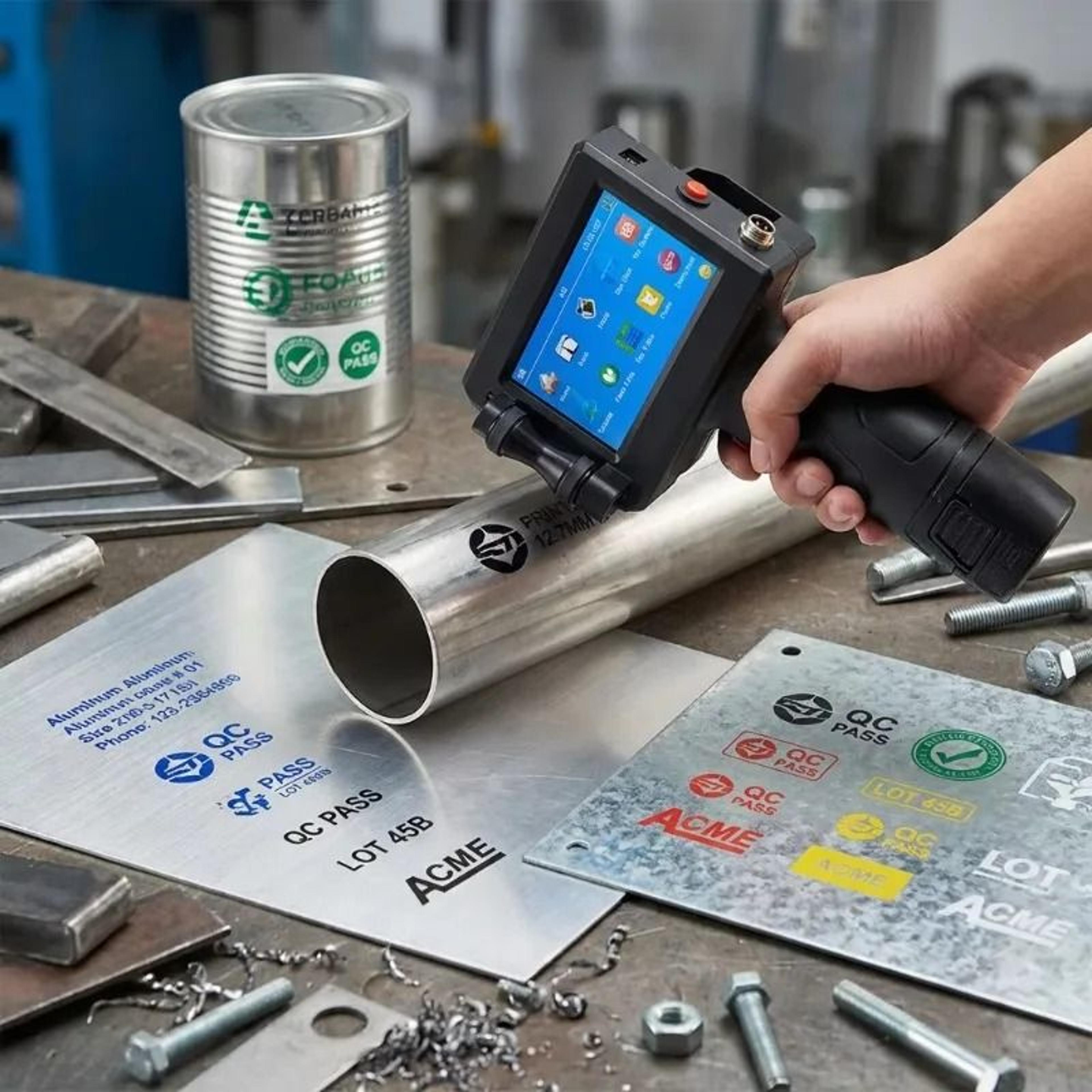 127mm Handheld Thermal Inkjet Printer For Date  Package Coding 3