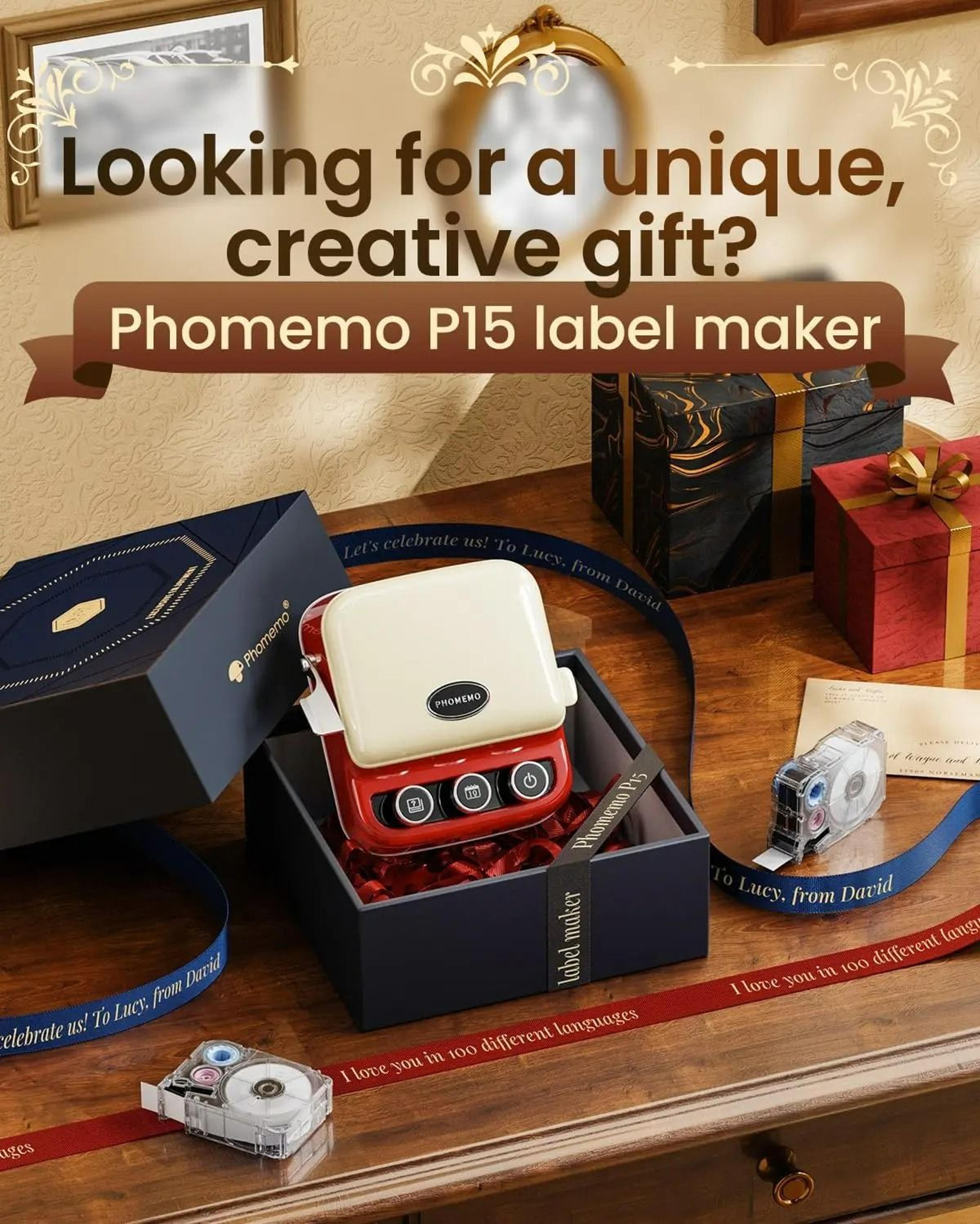 Wireless Ribbon  Label Printer For Holiday Gifts  Event Decor 2
