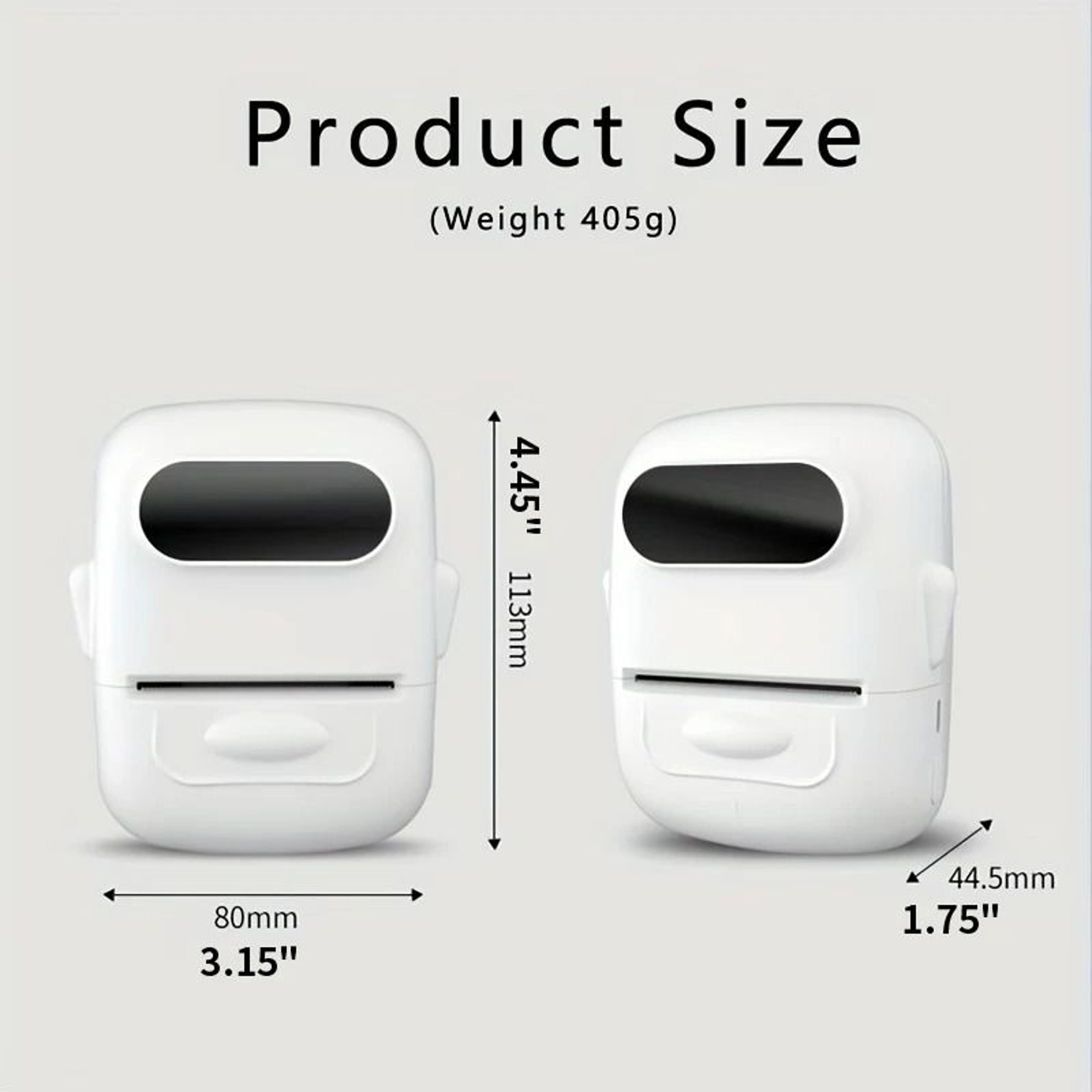 Wireless Portable Thermal Label  Sticker Printer For Home Office  Kitchen 1