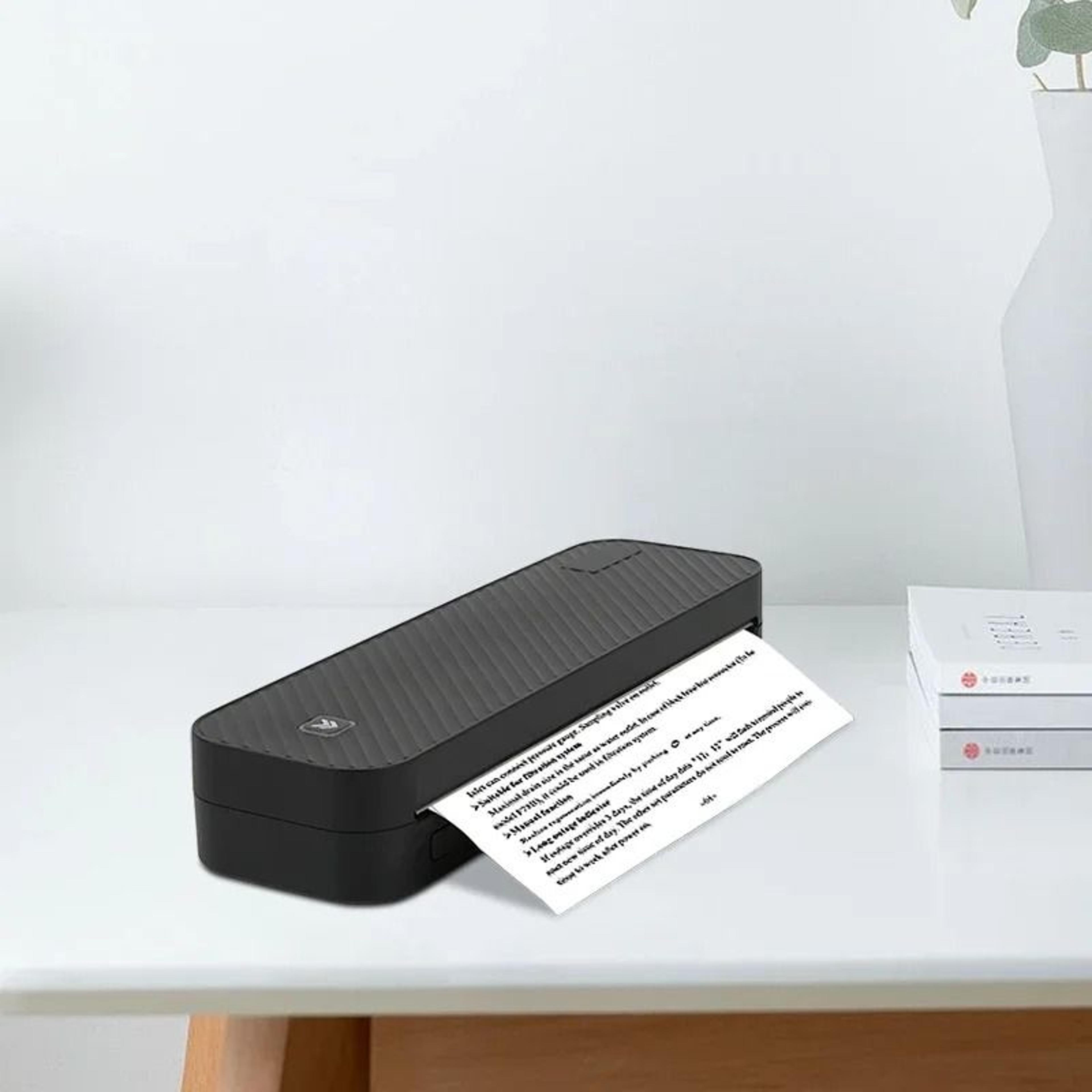 portable a4 wireless thermal document printer