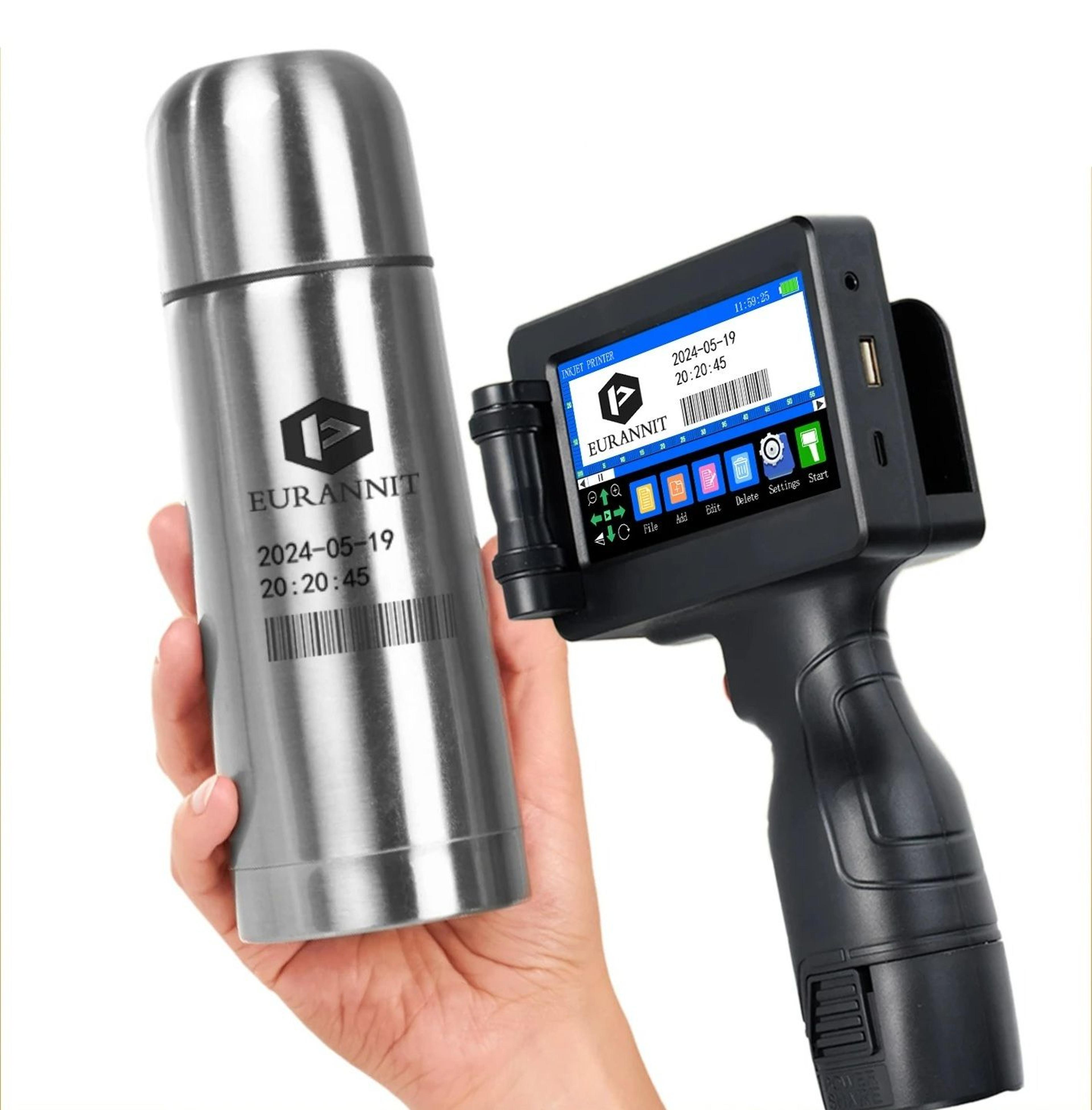 12.7 mm portable handheld inkjet printer coder