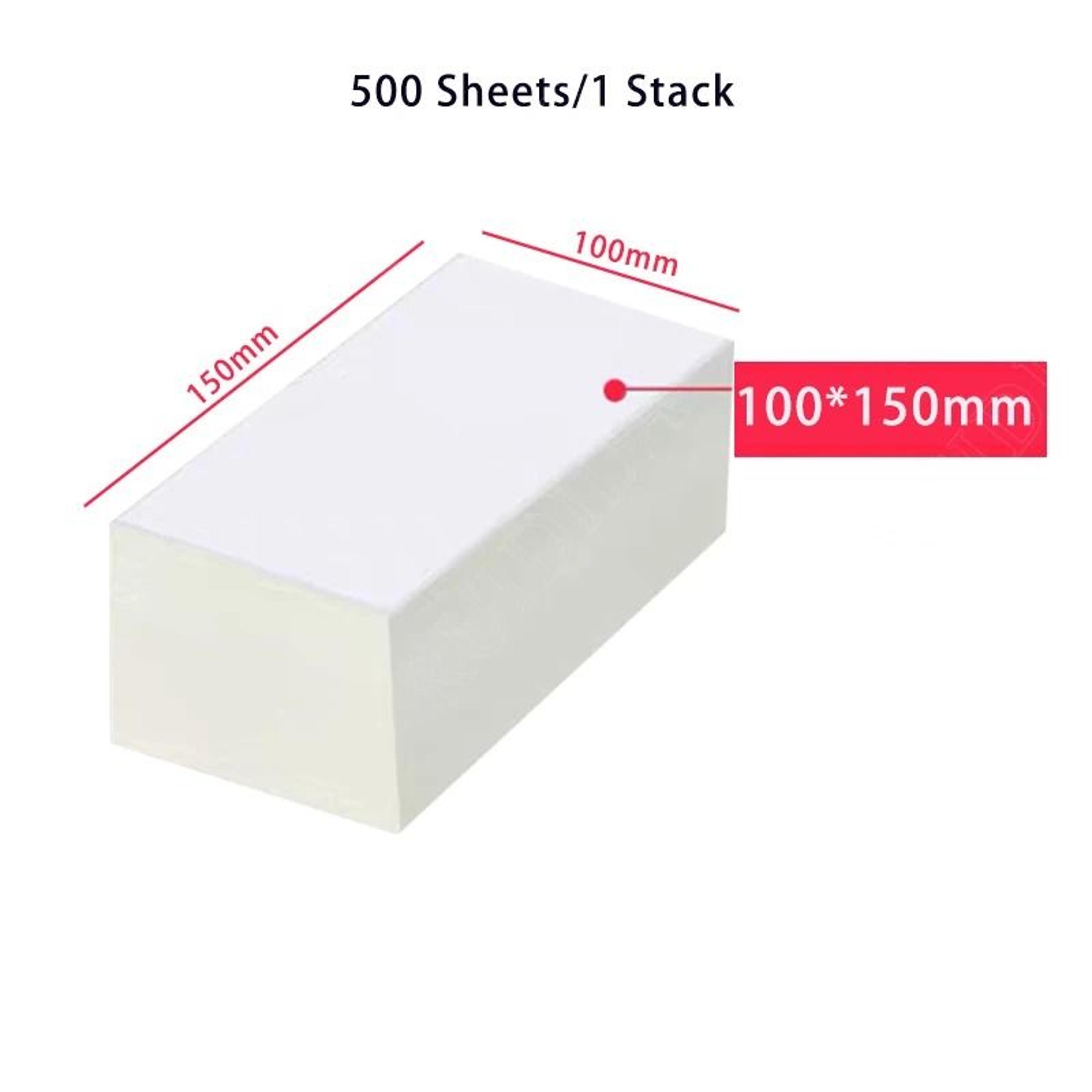 Folded Thermal Shipping Label Paper Sheets 500 Sheets 7