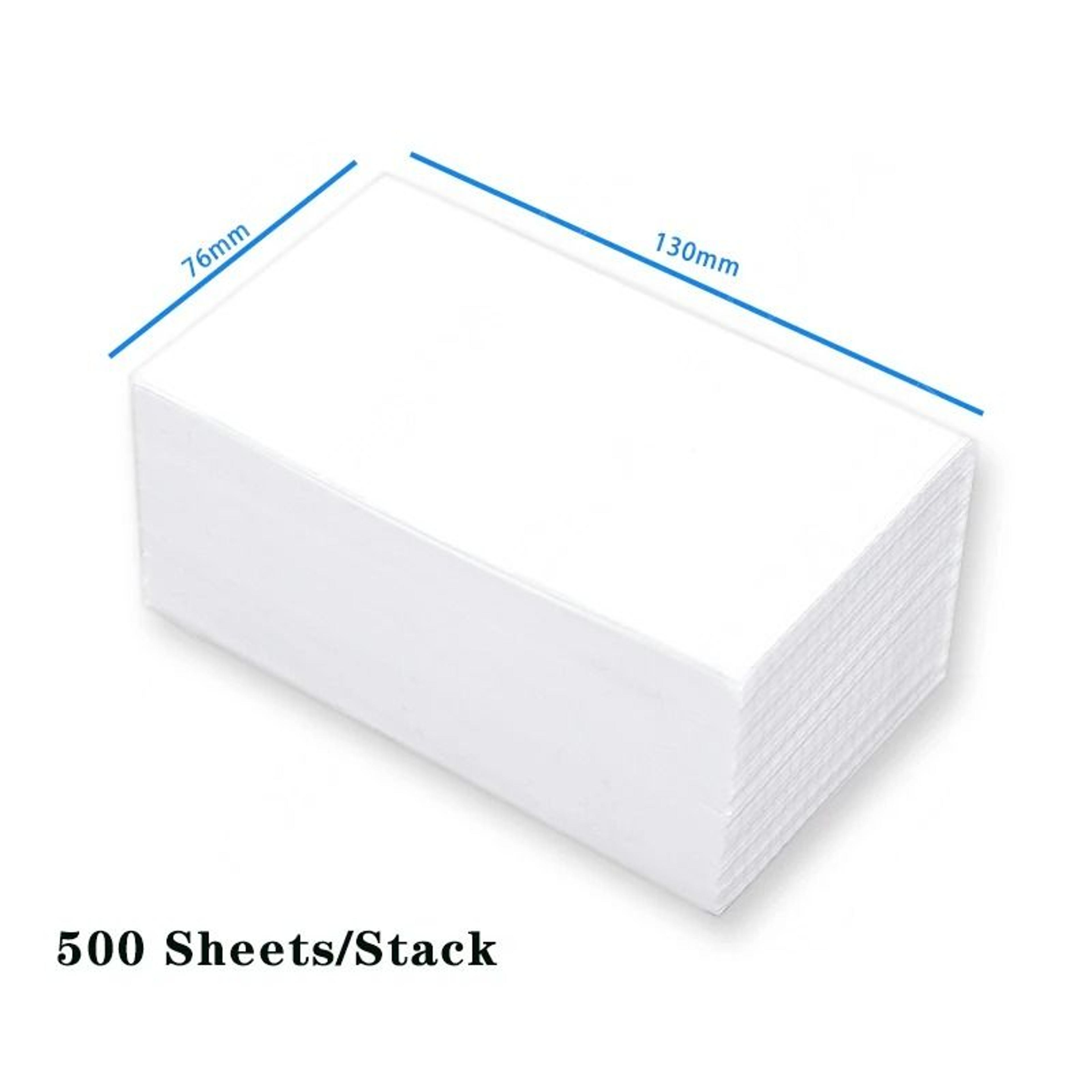 Folded Thermal Shipping Label Paper Sheets 500 Sheets 6