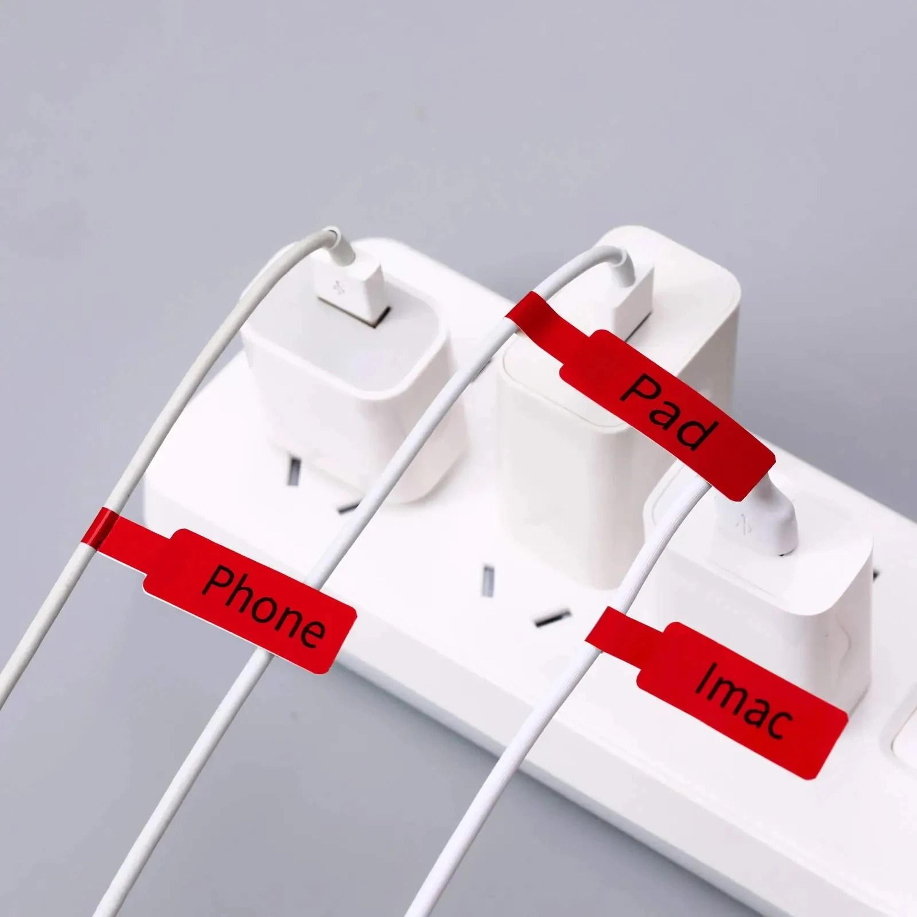 SelfAdhesive Waterproof Cable Label Rolls 3