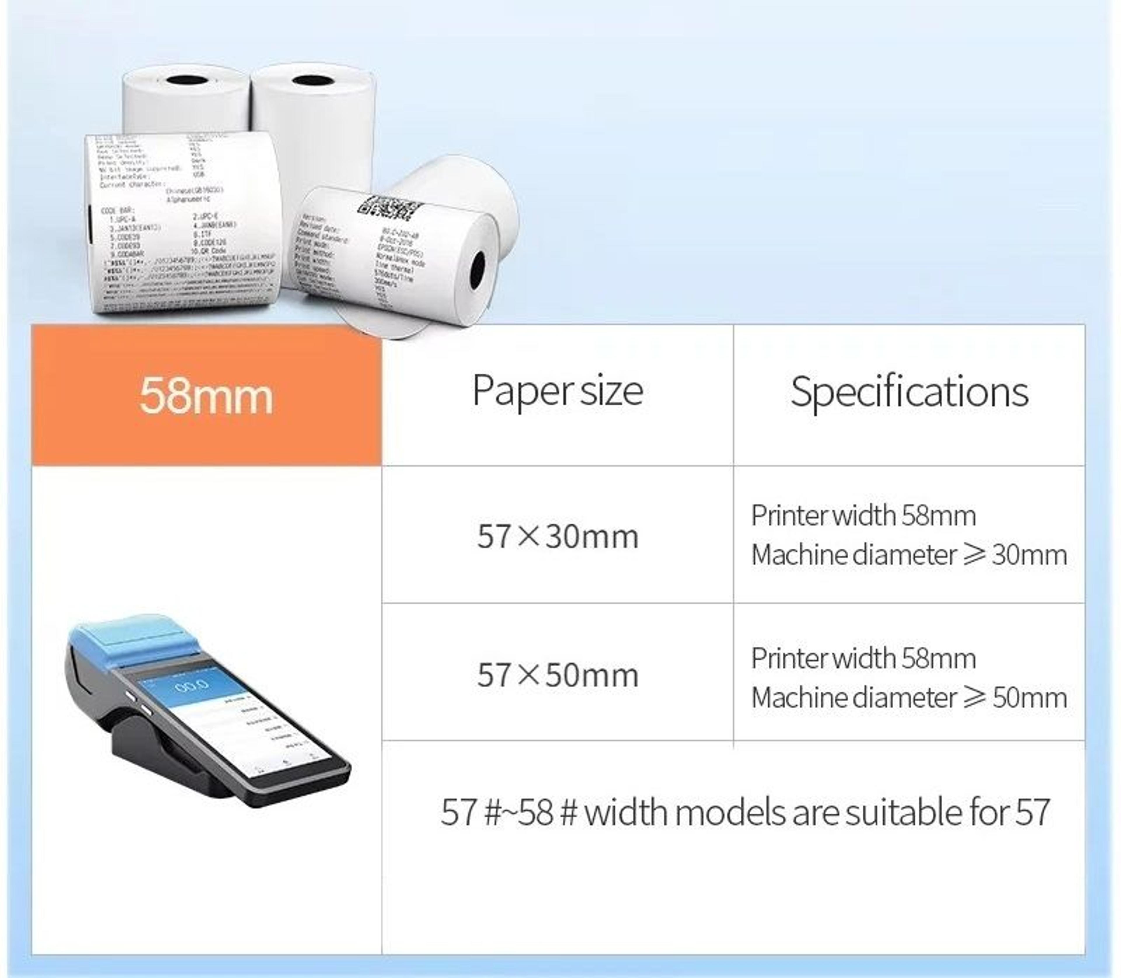 Thermal Receipt Paper Rolls 10Roll Pack 4