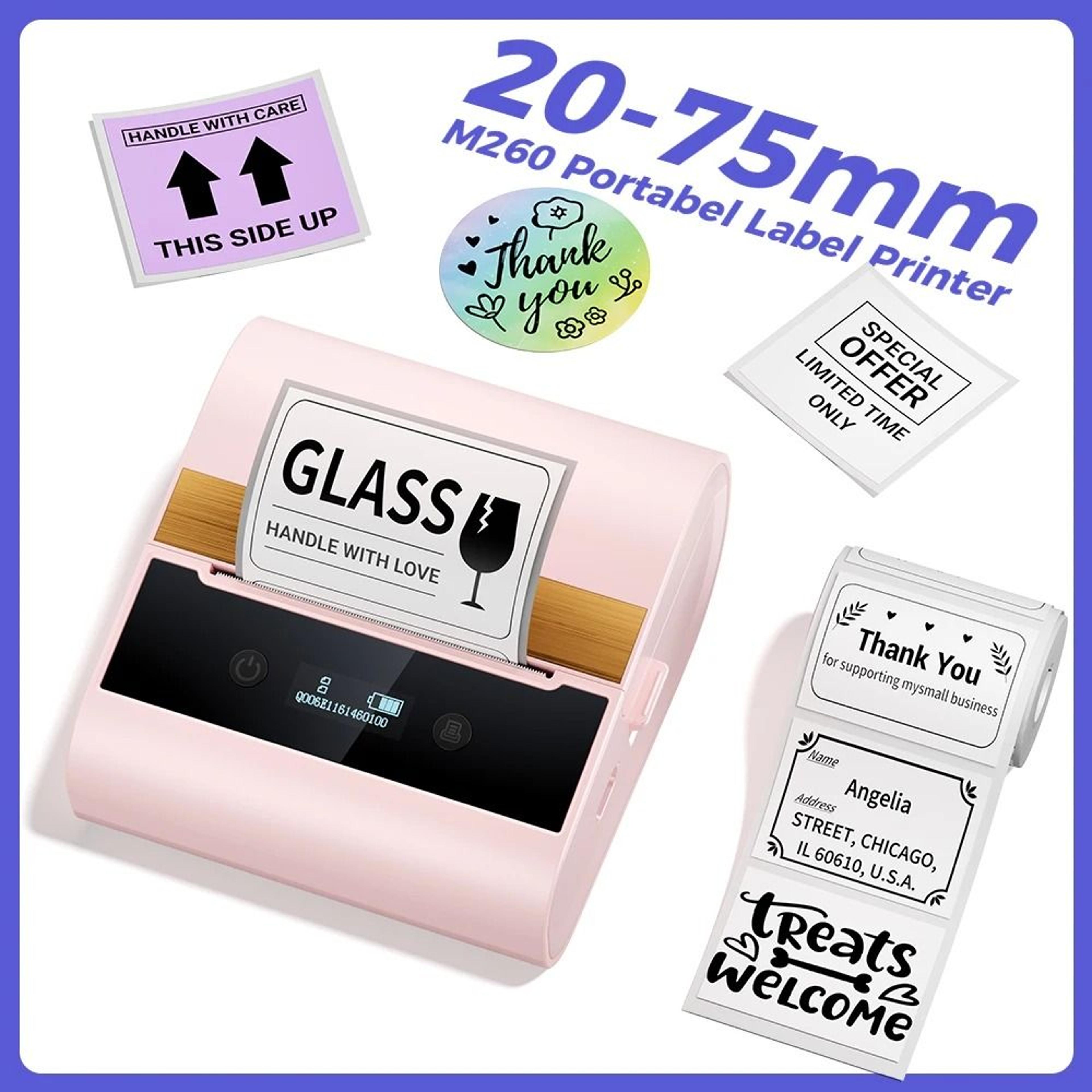 elite mini portable wireless thermal label printer