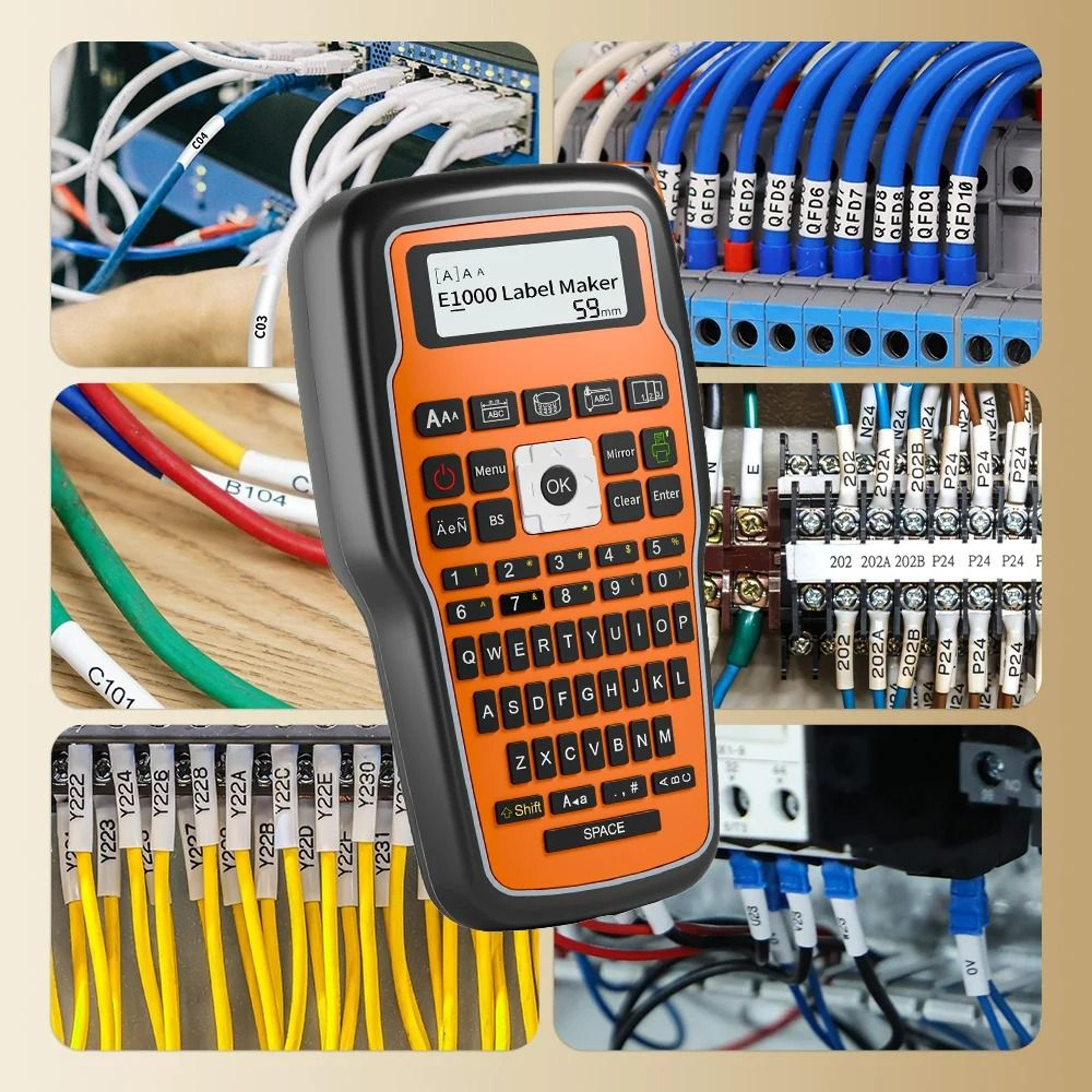 industrial handheld heat shrink tube & label maker