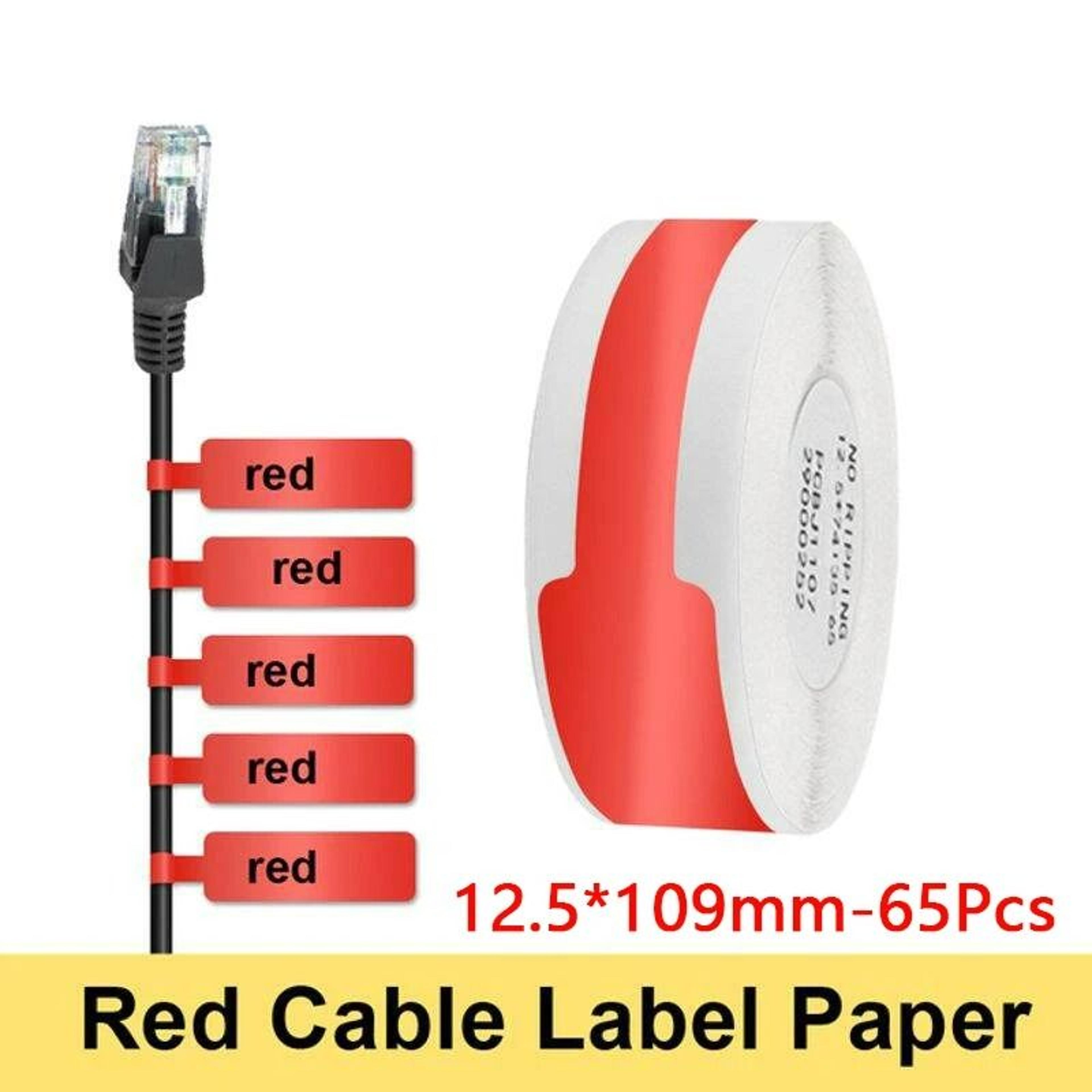 SelfAdhesive Waterproof Cable Label Rolls Elite 9