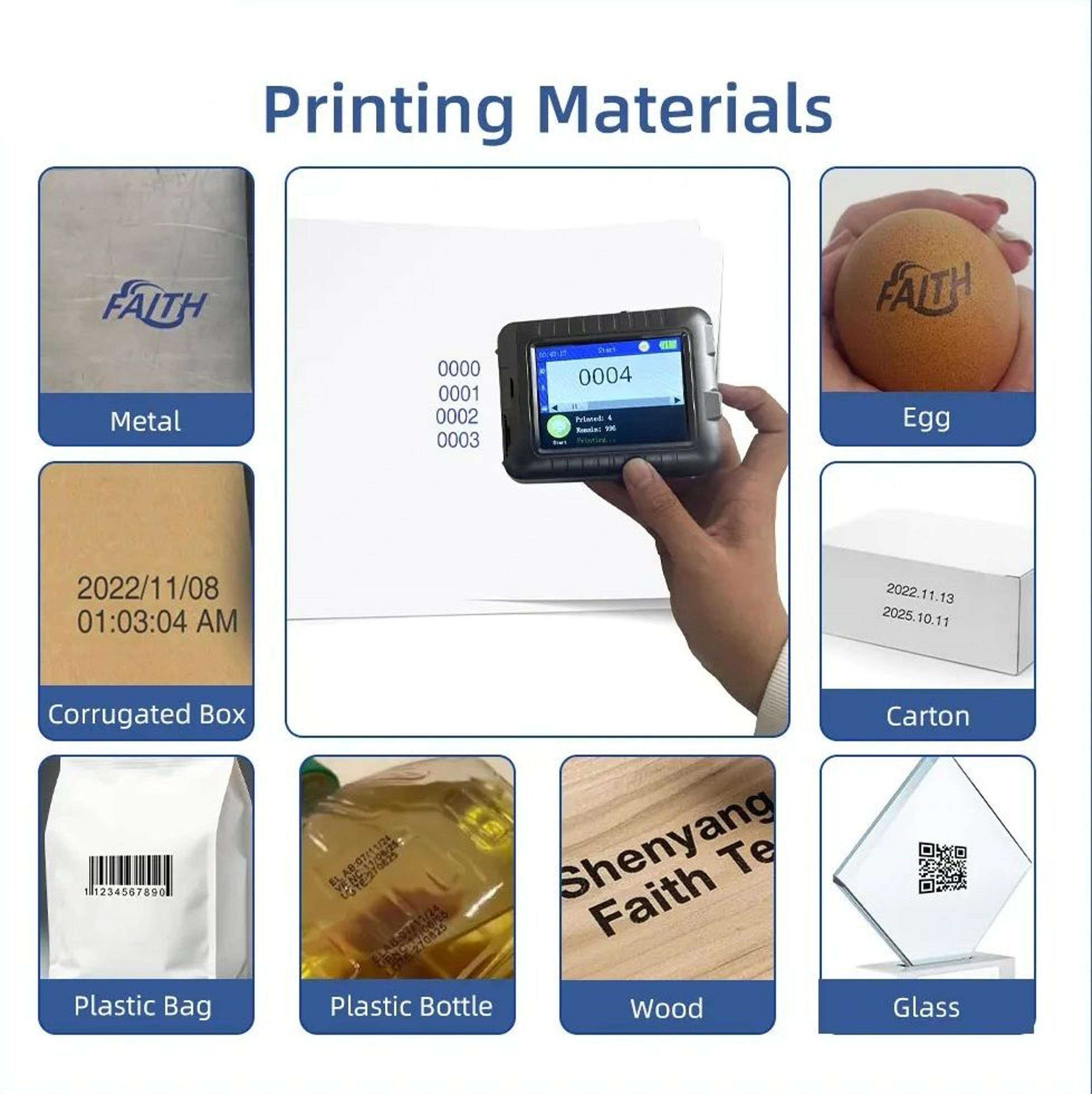 Portable MultiLanguage Thermal Label  Barcode Printer 1