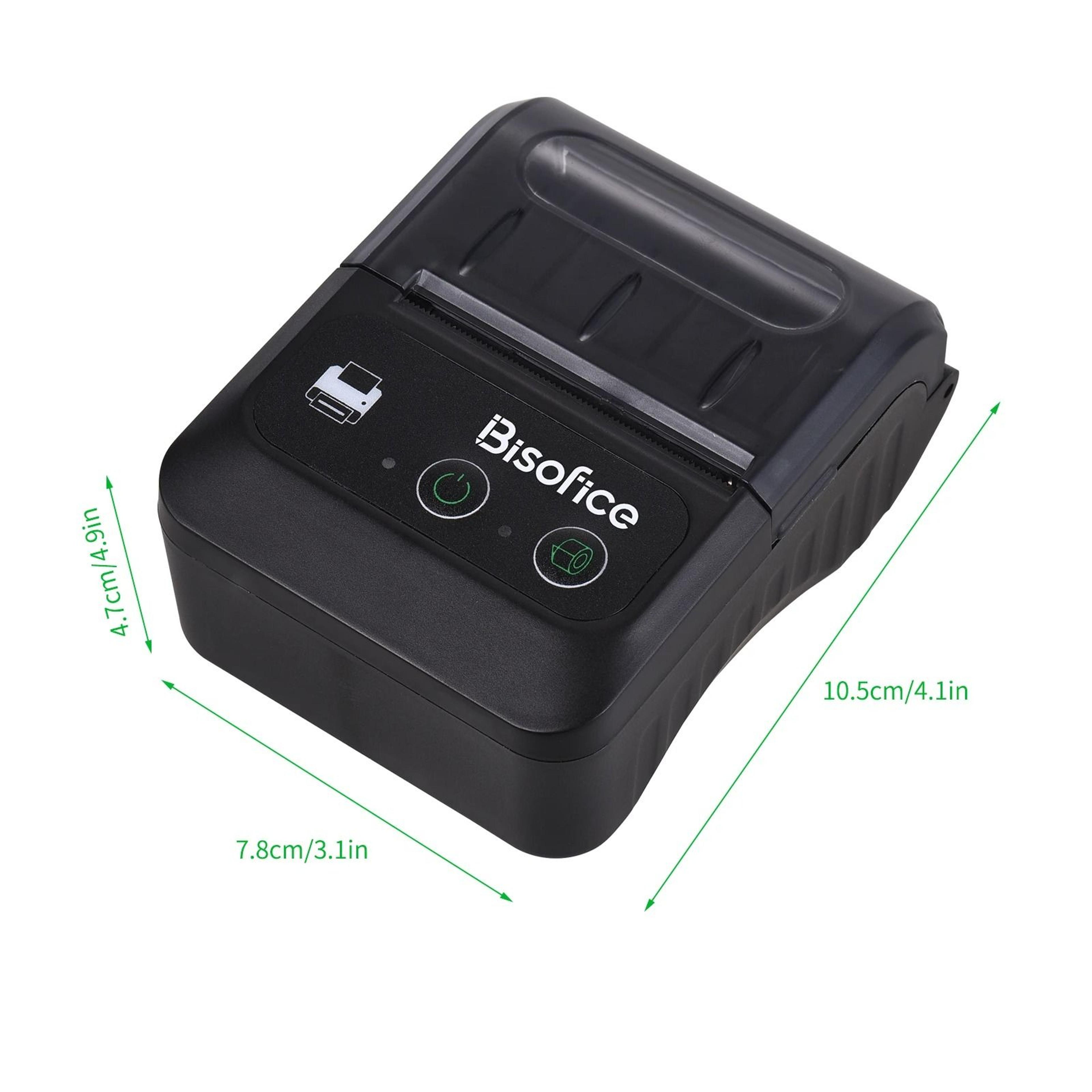 Portable 58mm Wireless Thermal Receipt  Label Printer 1