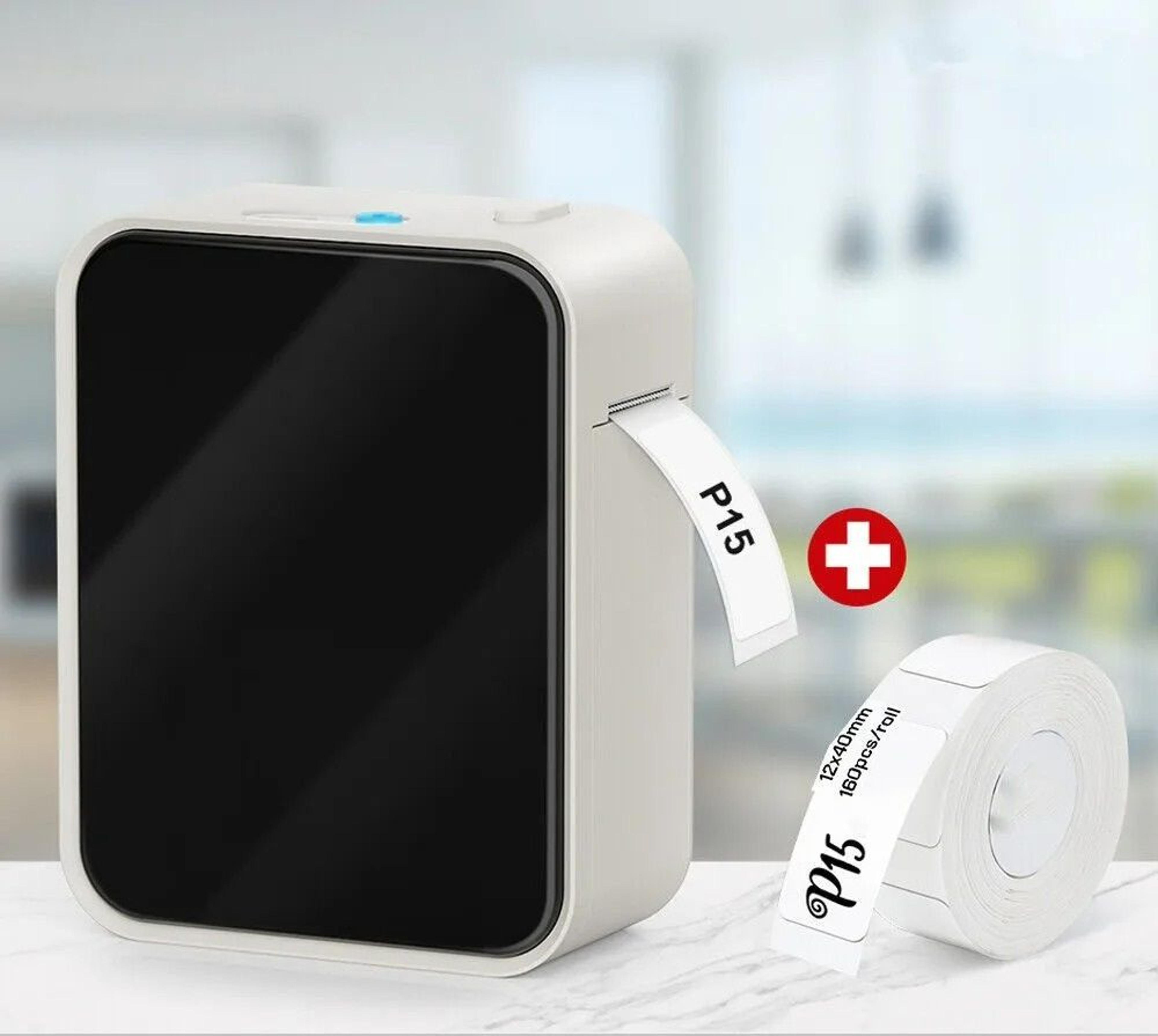 Portable Mini Wireless Thermal Label Maker Set 6