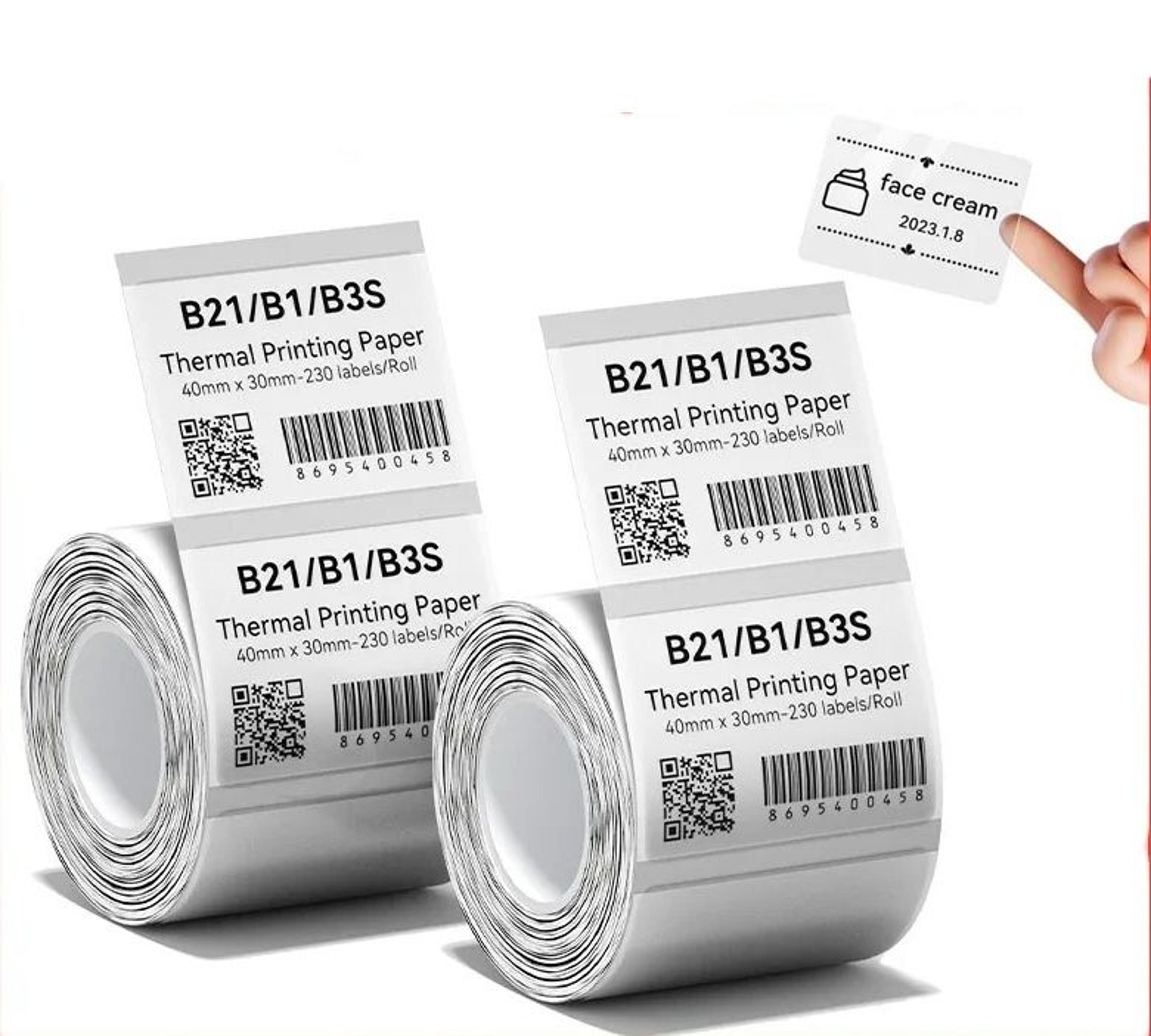waterproof direct thermal transparent label paper rolls