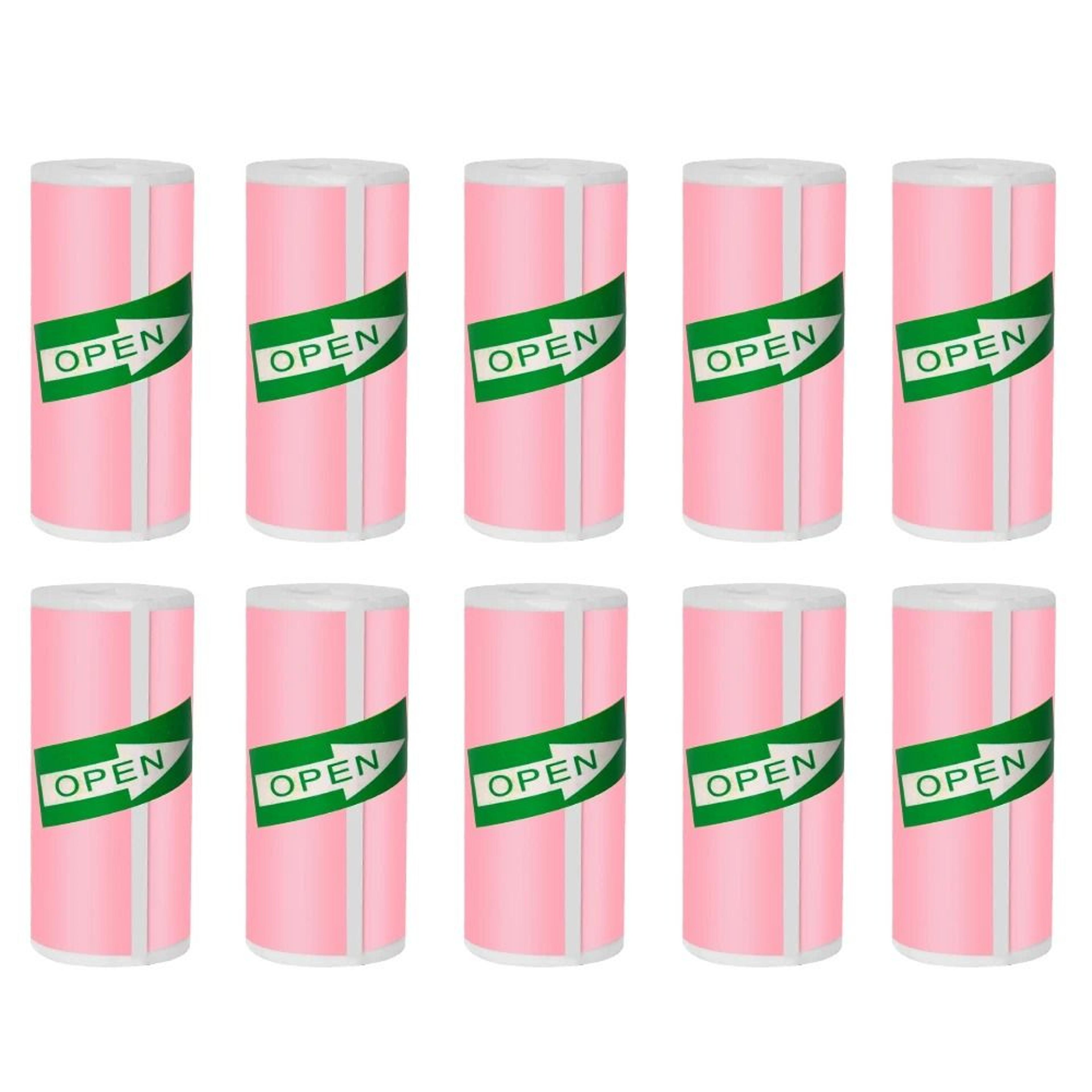 57mm X 25mm Mini Thermal Paper  Sticker Rolls 16
