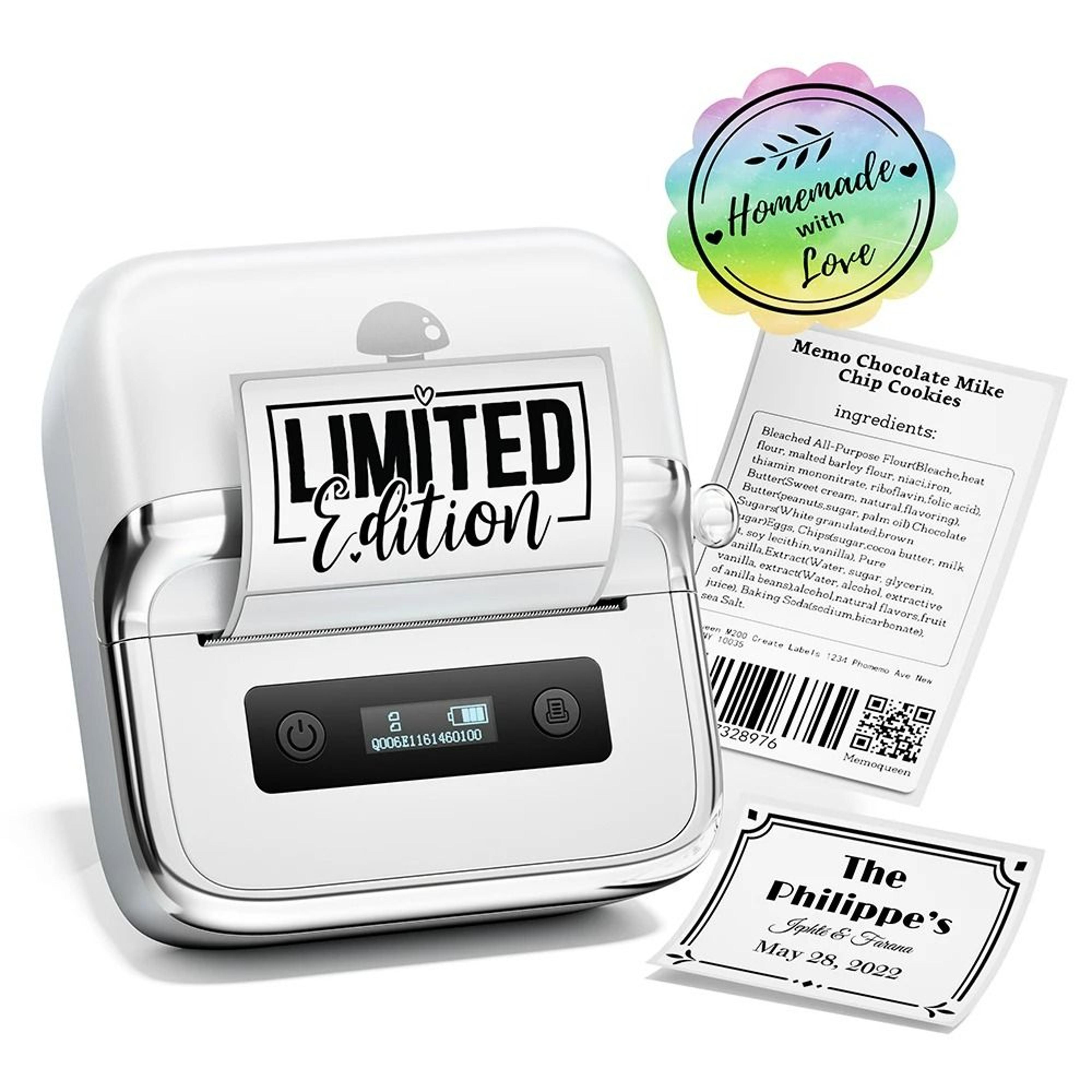 Wireless Bluetooth Thermal Desktop  Portable Label Maker Set 8