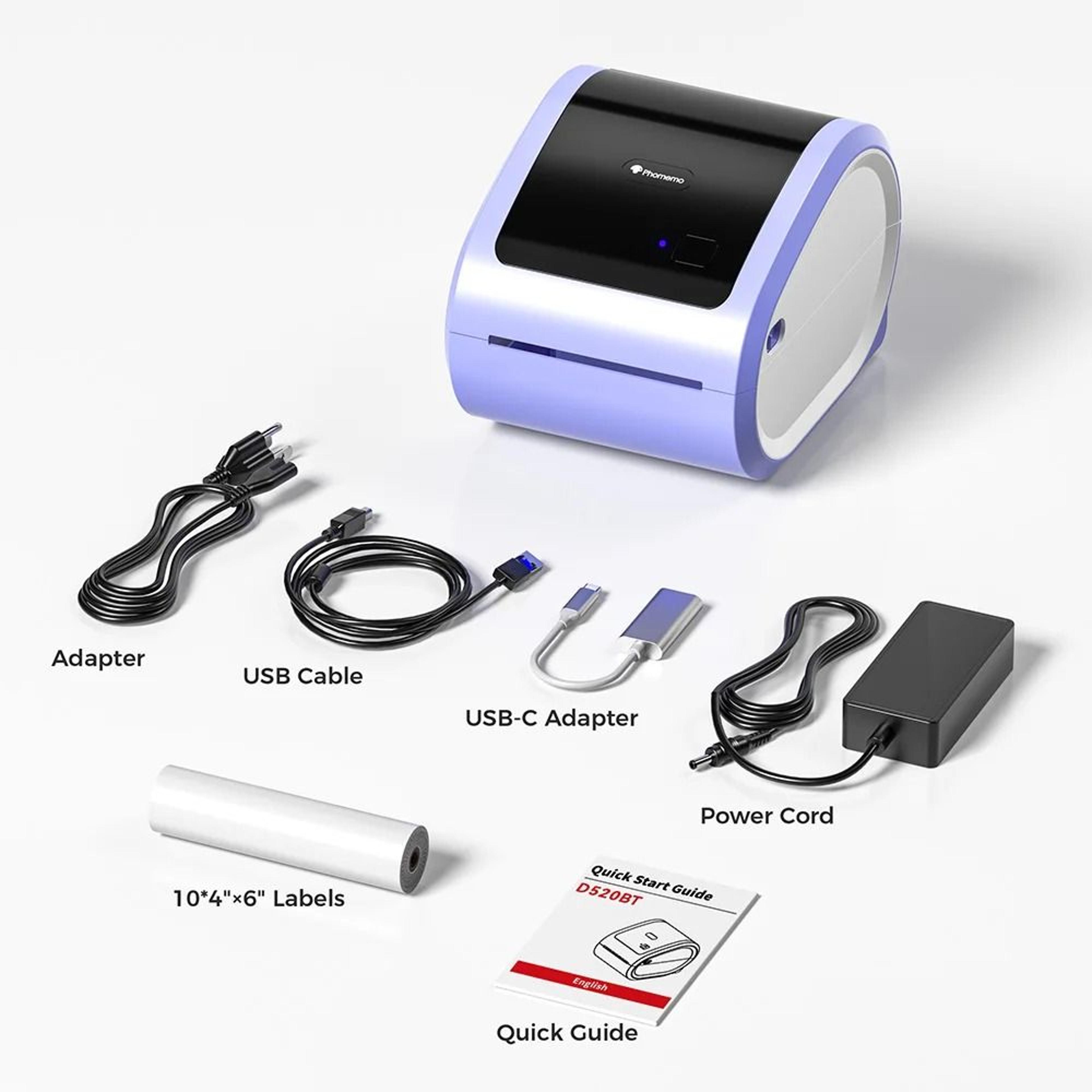 HeavyDuty Wireless 4x6 Thermal Shipping Label Printer For Small Business 7