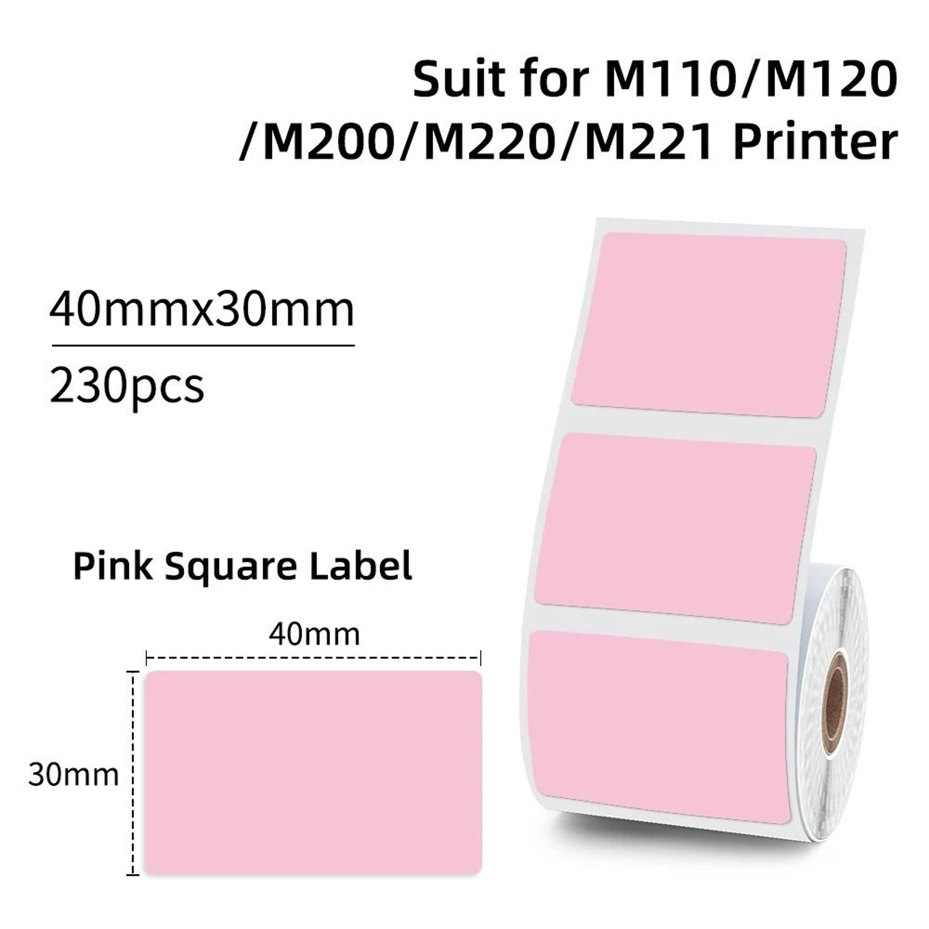 Portable Wireless Bluetooth Thermal Label Printer Set 6