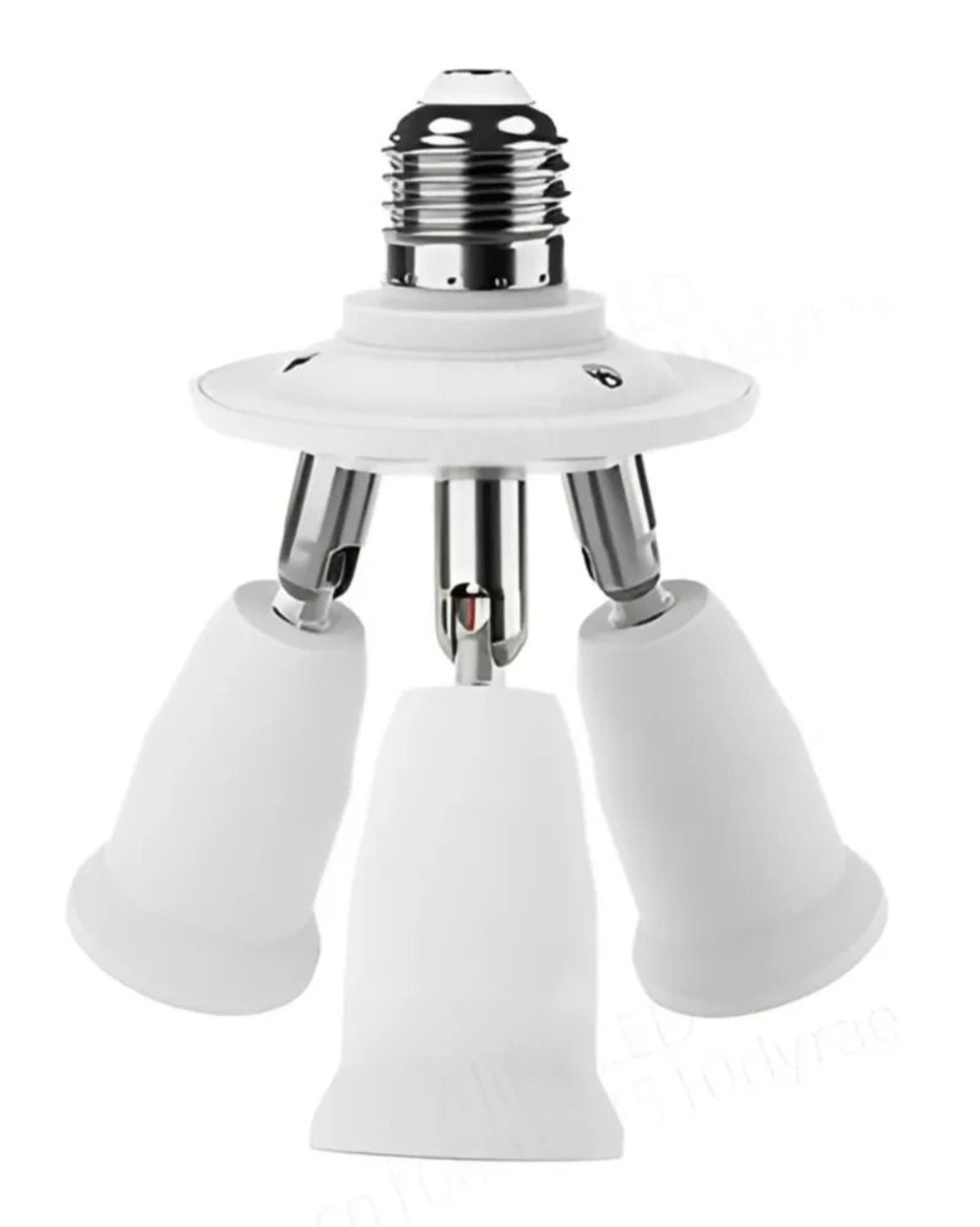 E27 LED Light Bulb Socket Splitter Adapter 1 To 1 3 4 Or 5 Bulbs 1