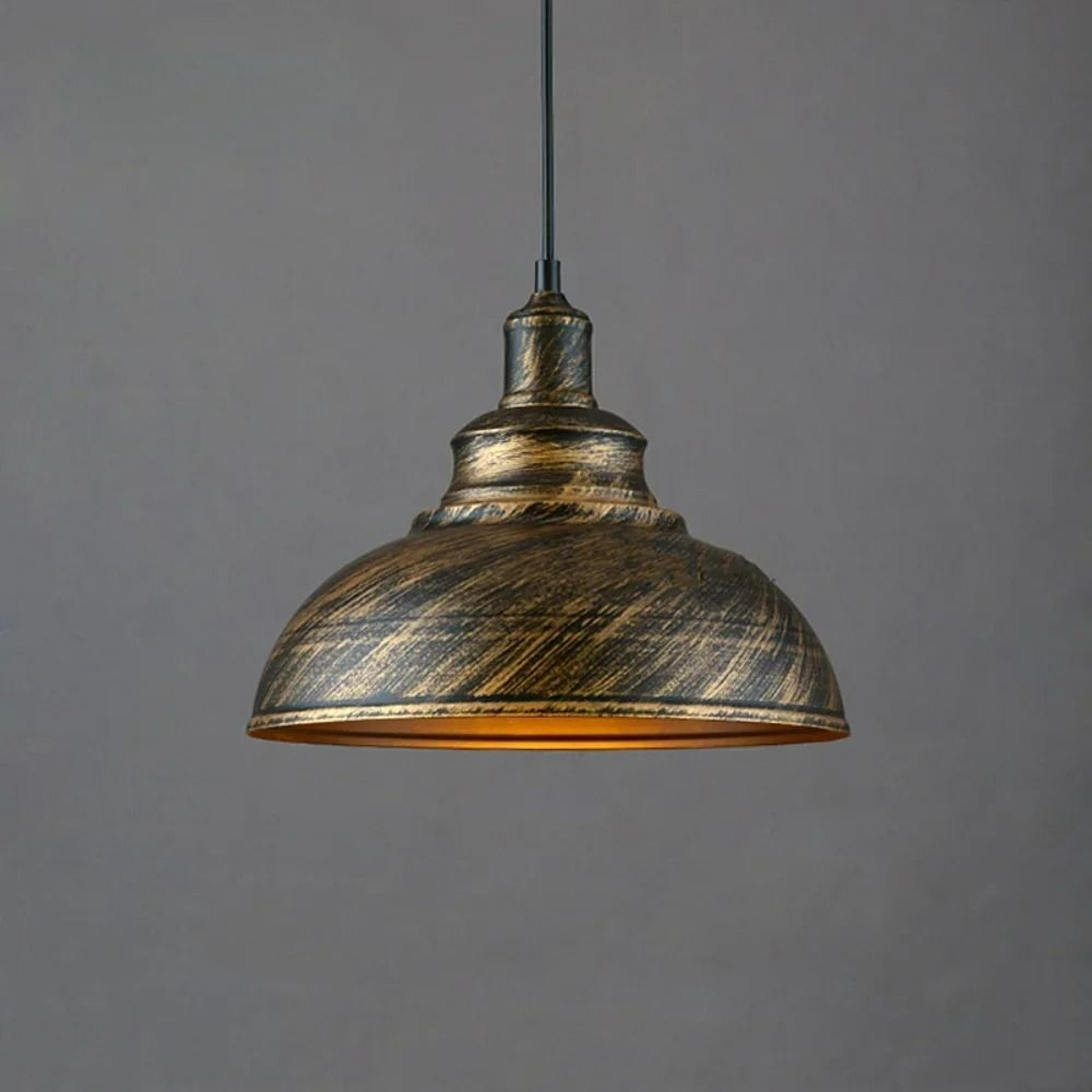 Vintage Retro Industrial Pendant Light Fixture E27 Base 7