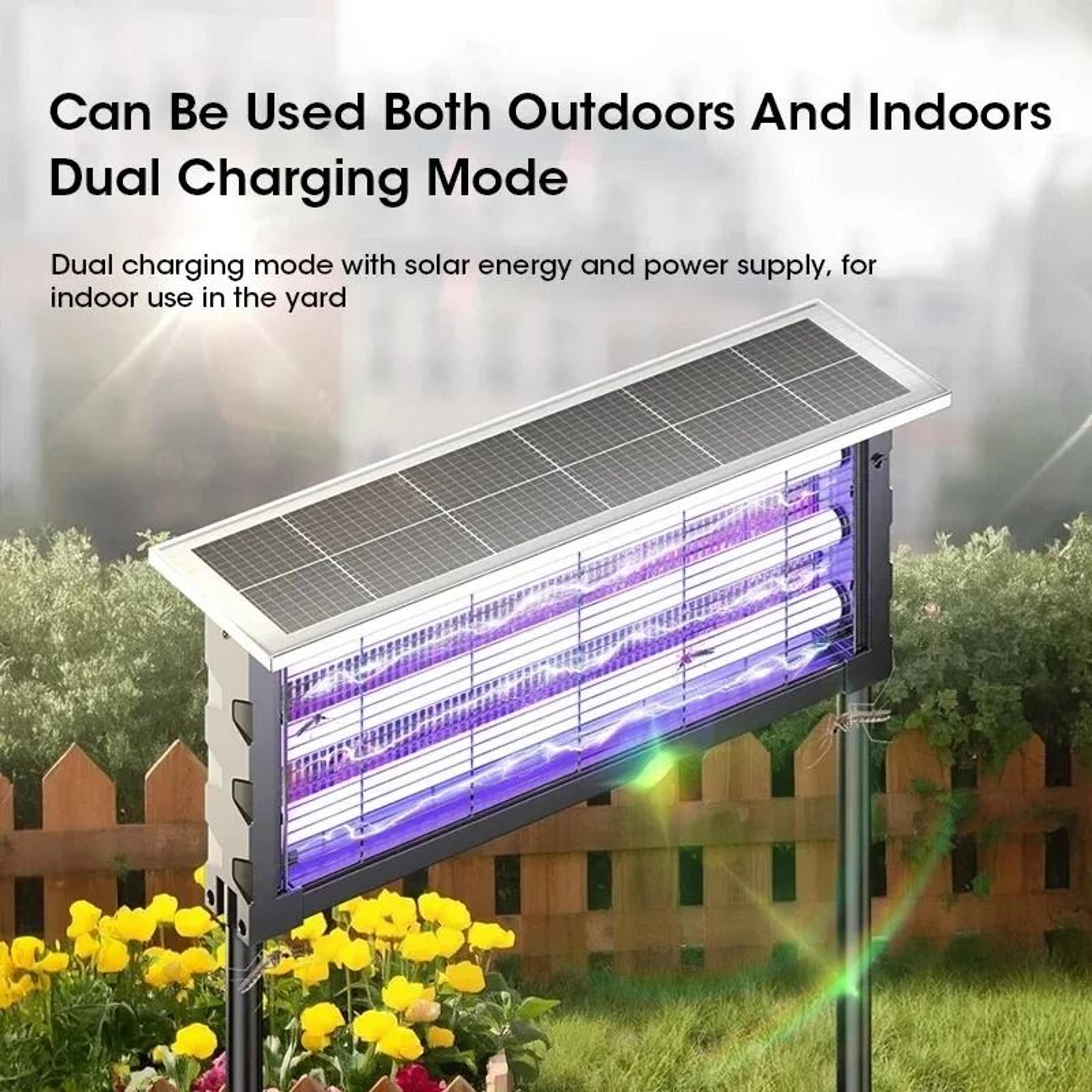 Solar Waterproof Mosquito  Flying Insect Killer Lamp IPX5 3