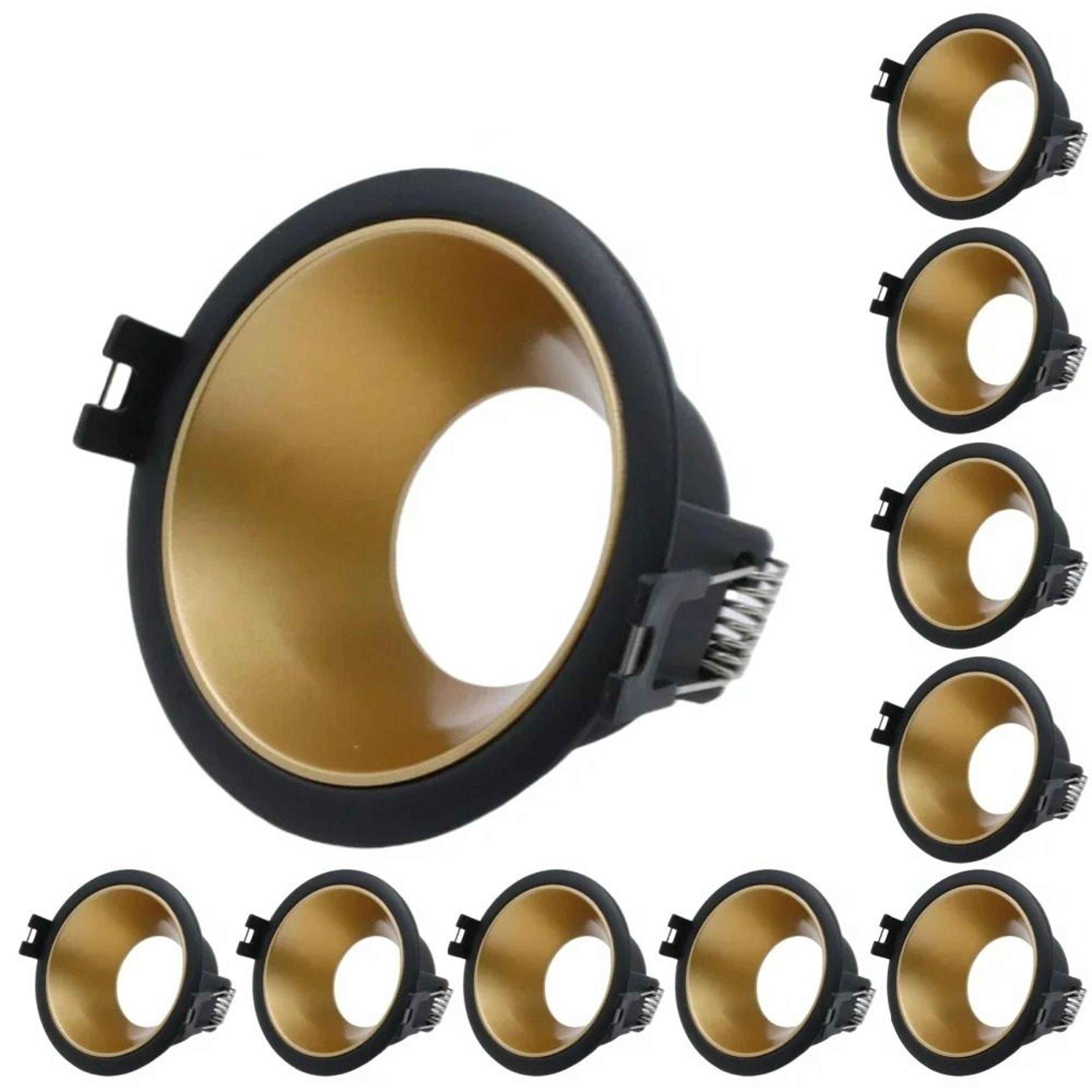 recessed led downlight trim ring housing (10-pack)