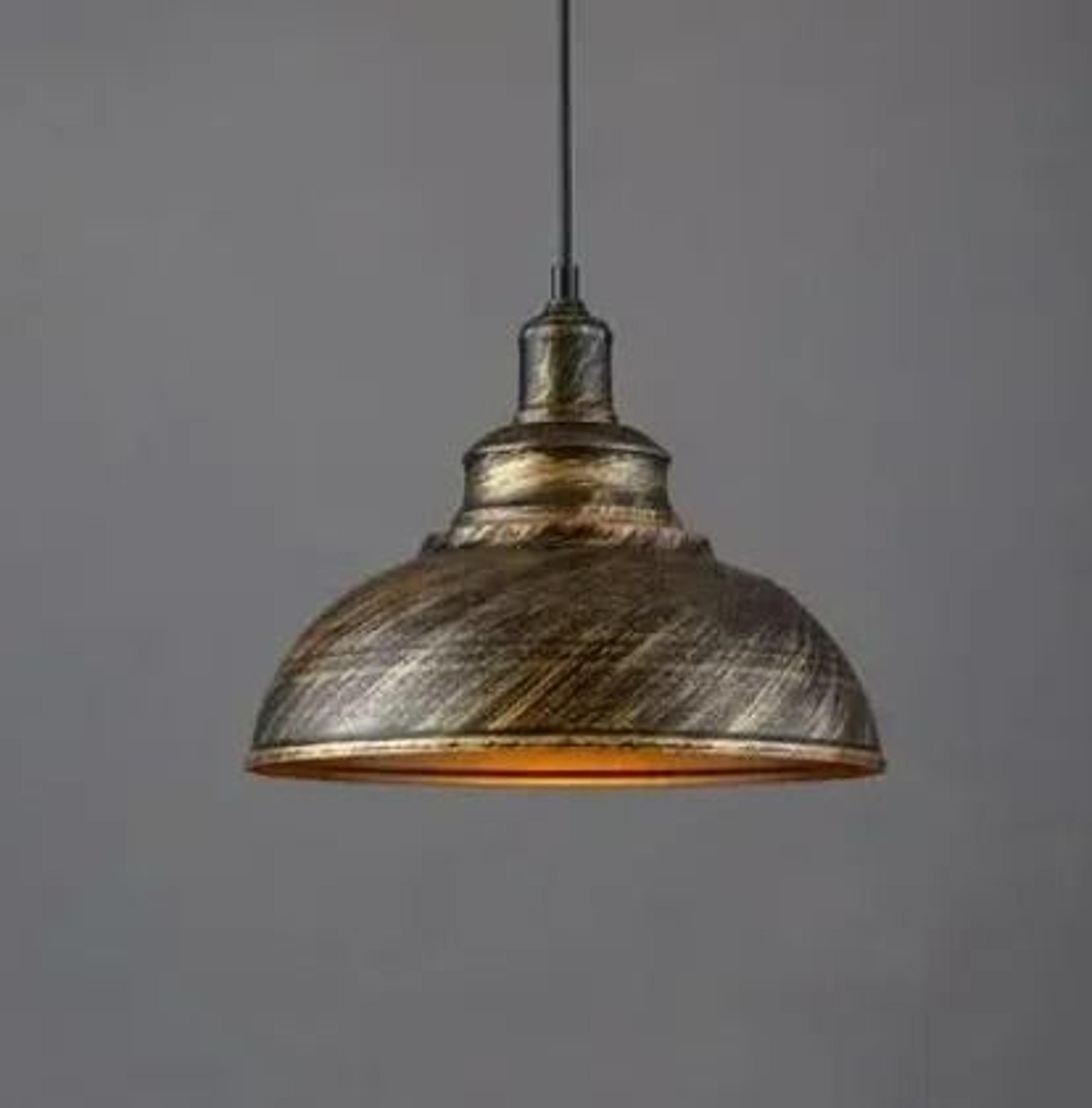 Single Head E27 Industrial Retro Metal Pendant Light 8