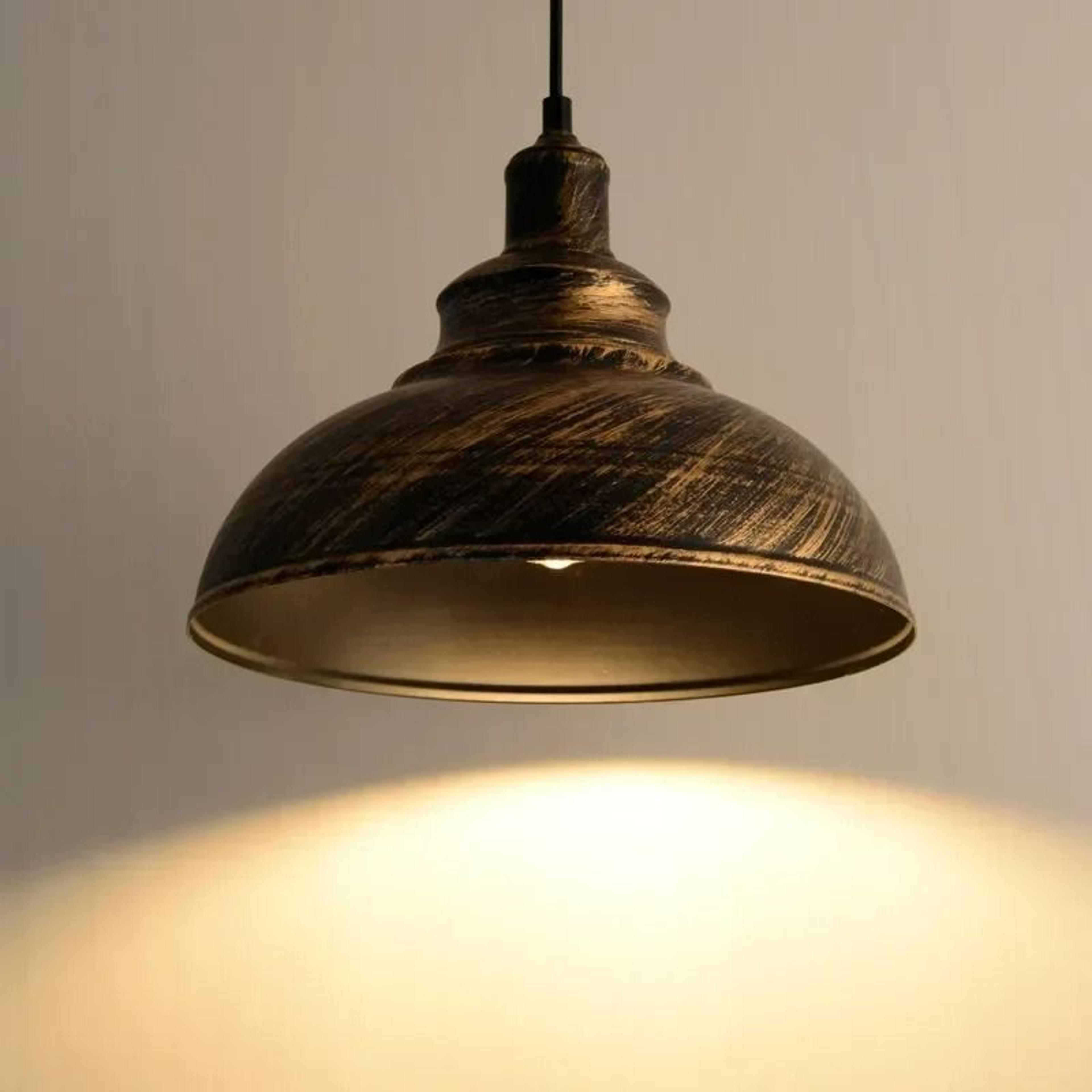 Single Head E27 Industrial Retro Metal Pendant Light 4