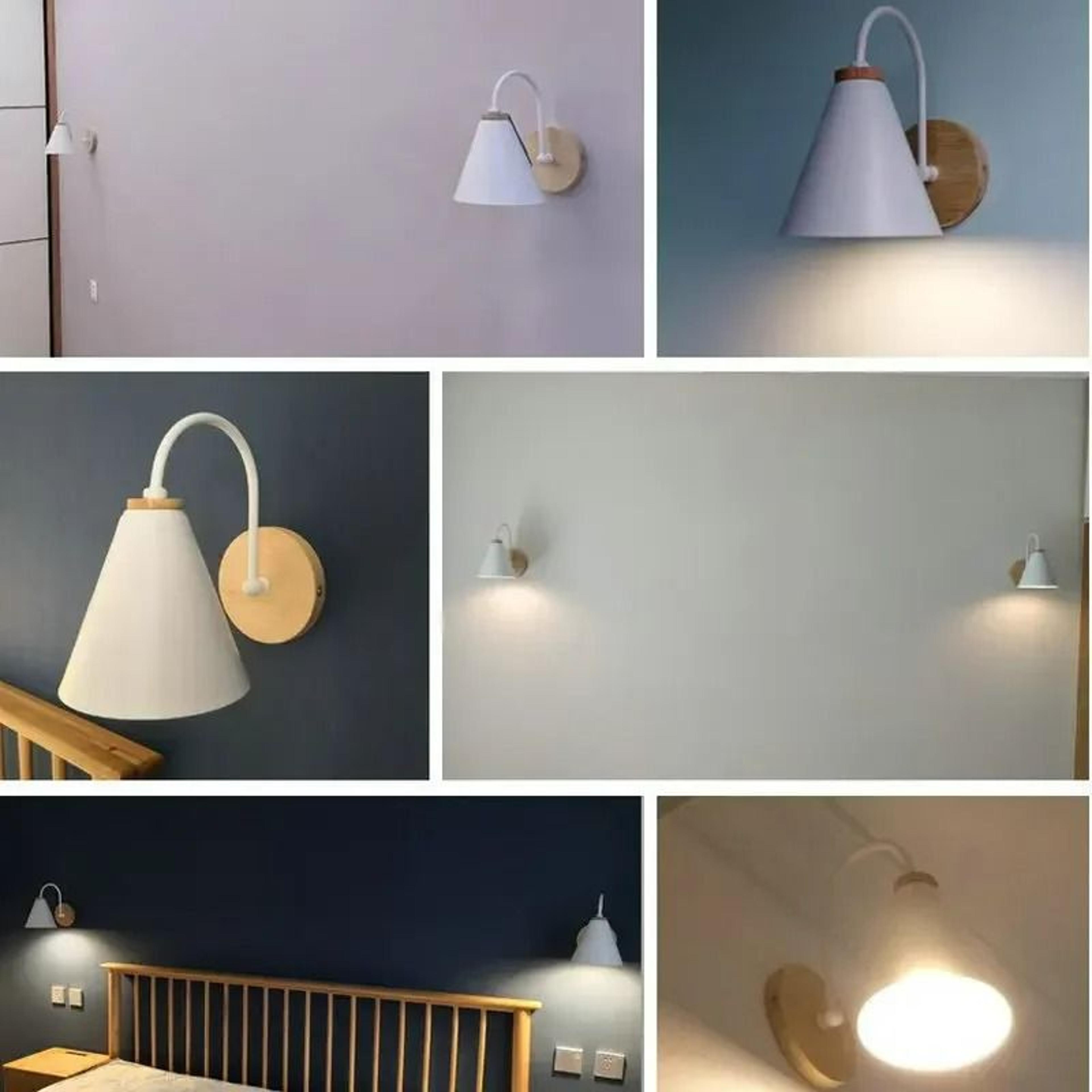 Modern Minimalist Nordic LED Indoor Wall Light E26  E27 Base No Bulb Included 4