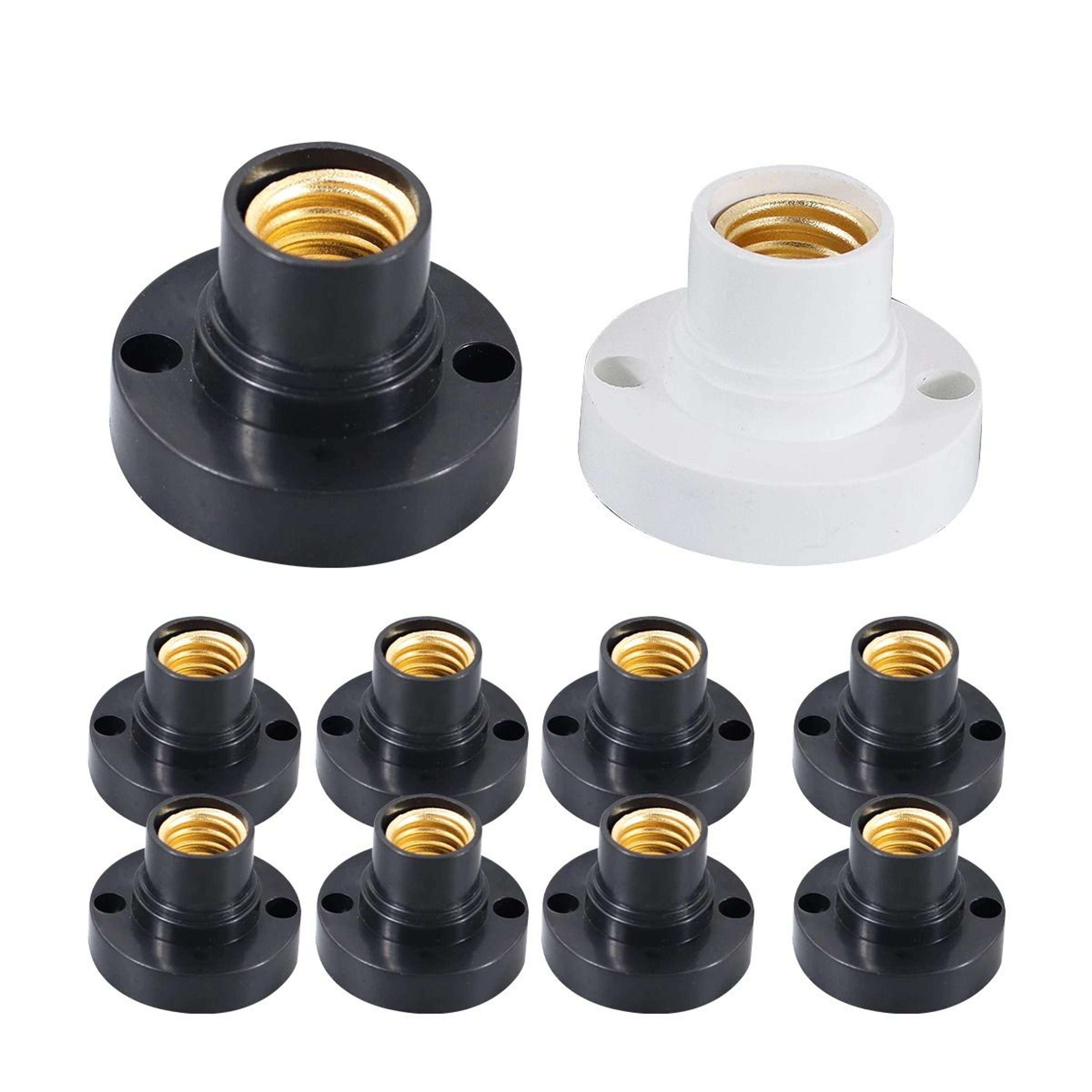 e14 screw light bulb socket lamp base holder (6-pack)