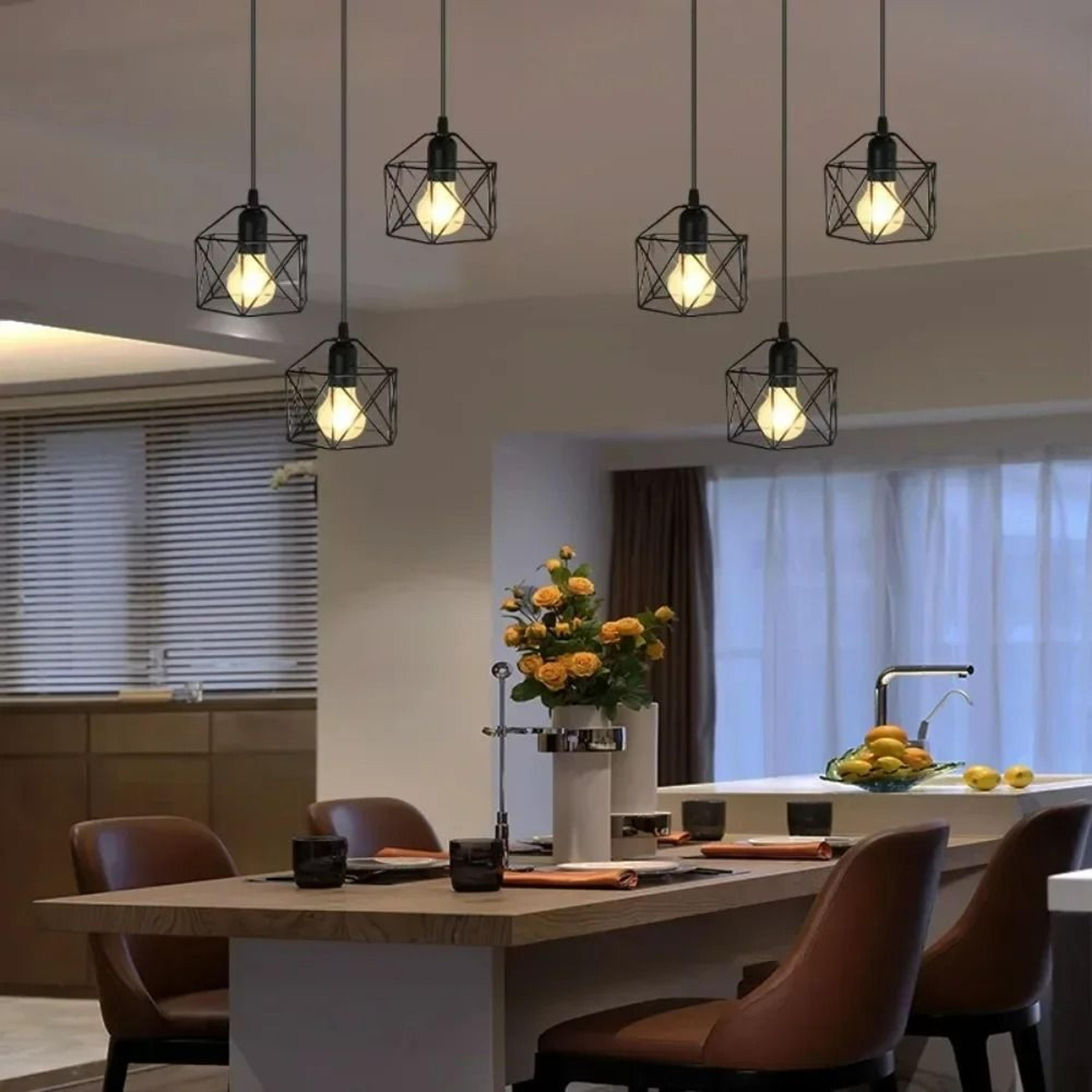 Modern Vintage Nordic Iron LED Chandelier Pendant Light 2