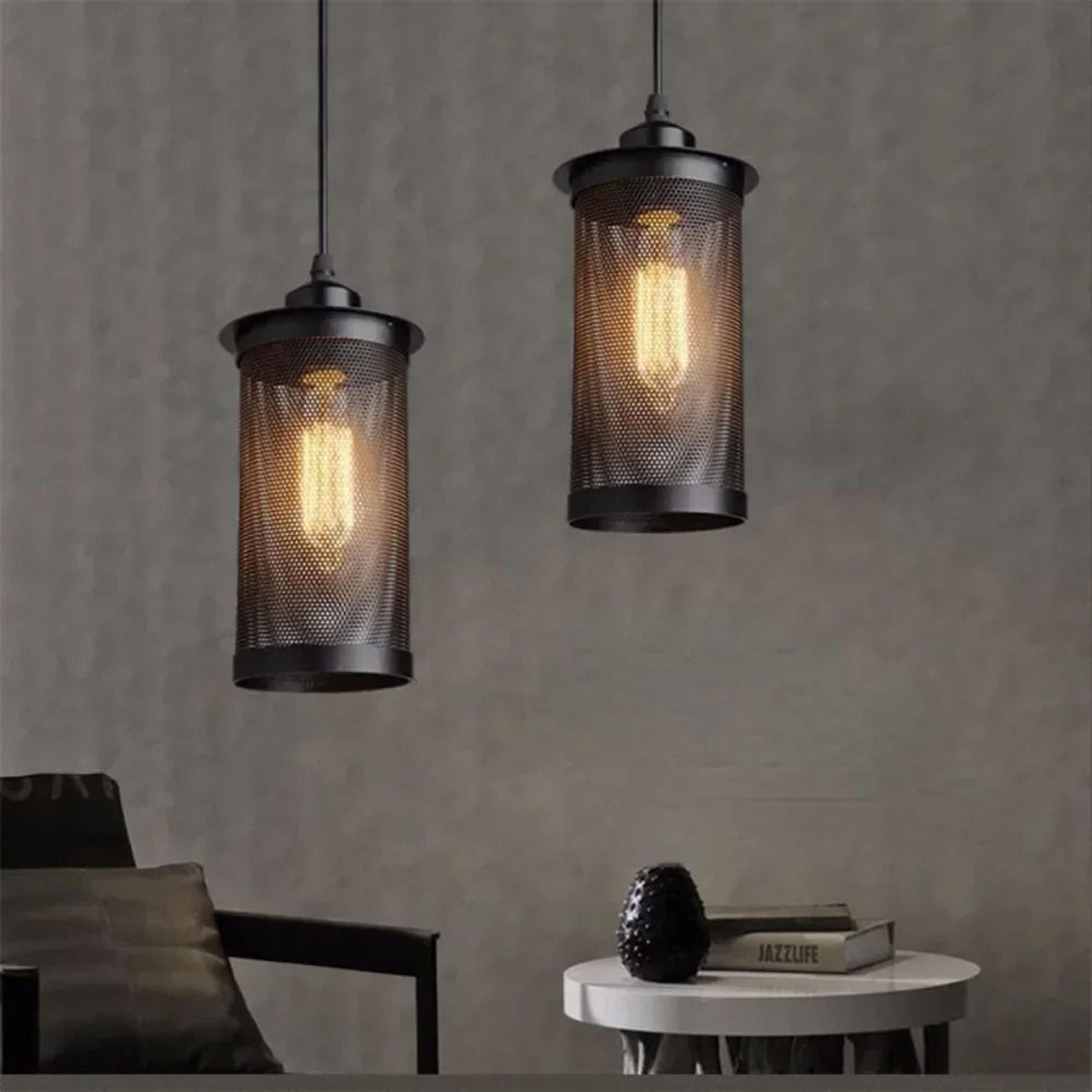 Indian Style Black Metal Decorative Pendant Light 1