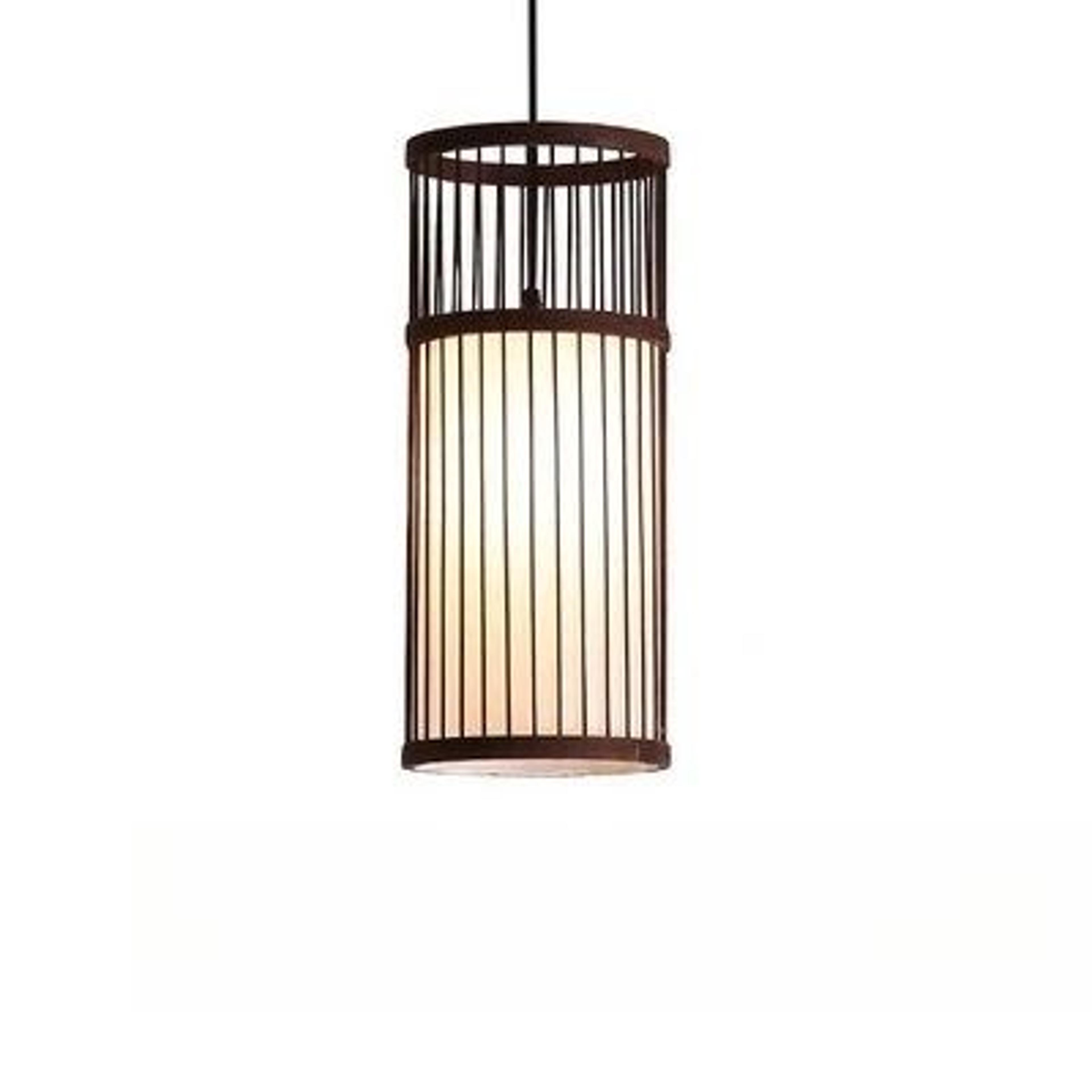 Japanese Retro Bamboo Pendant Ceiling Light 6