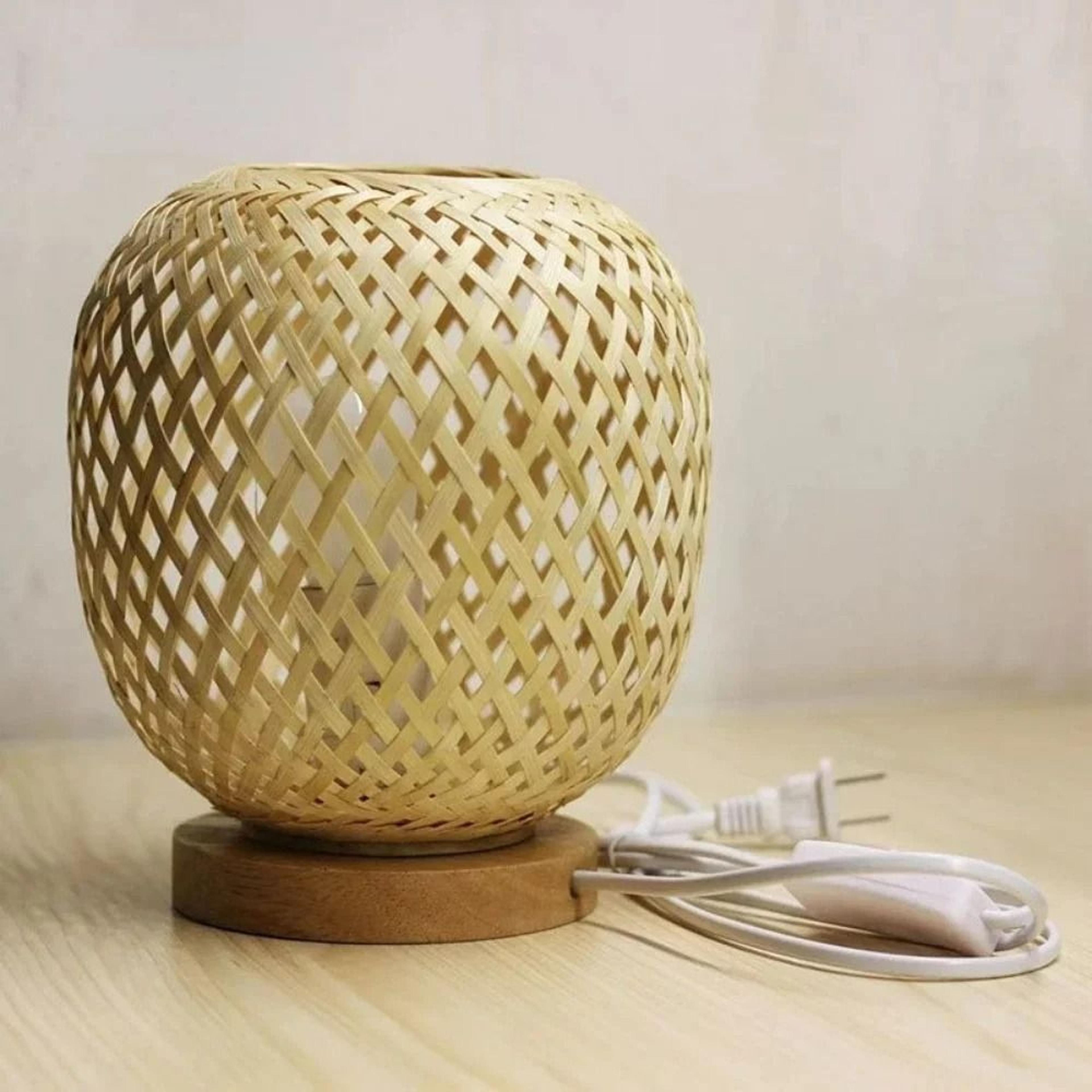 Nordic Bamboo E27 Table Lamp 2