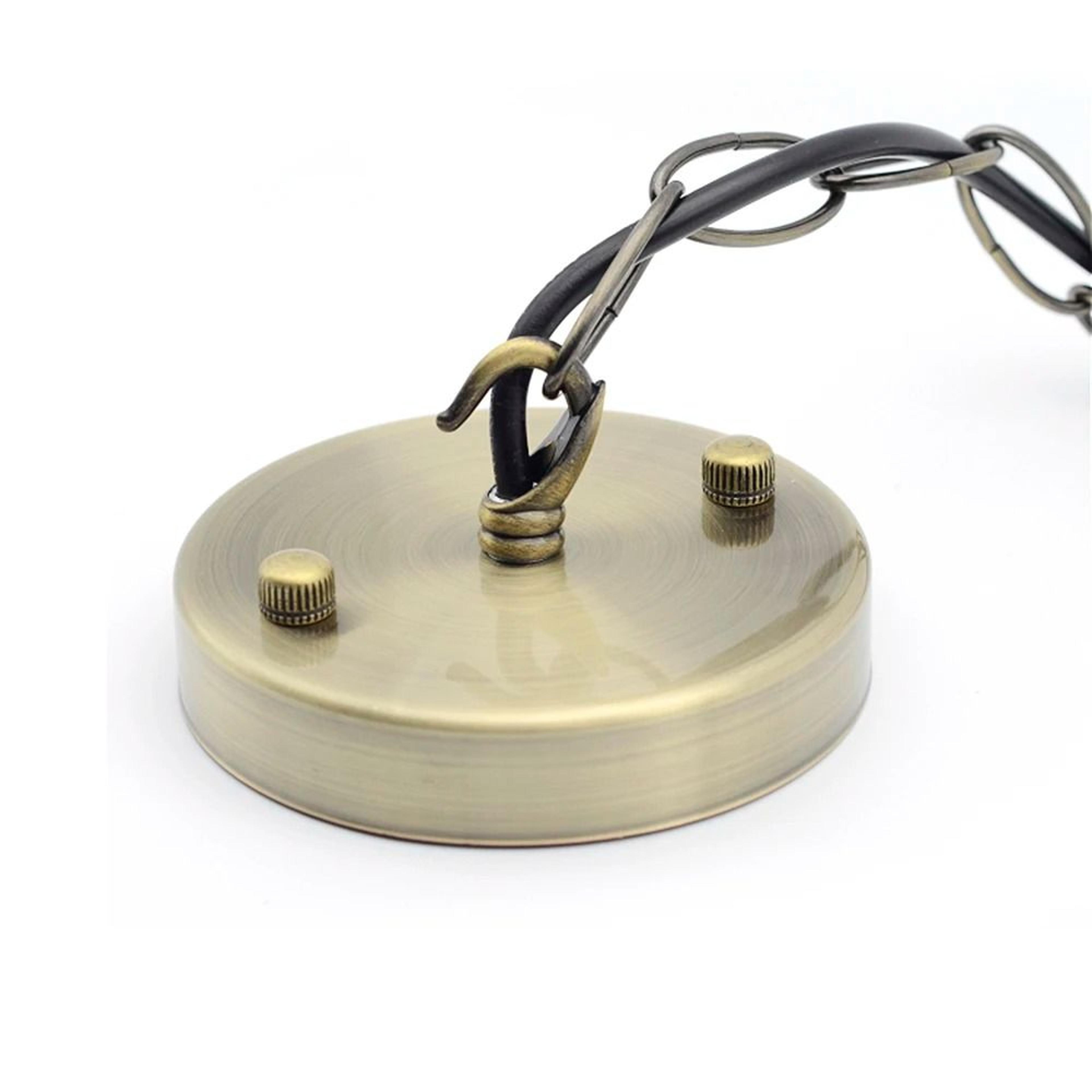 Vintage E27 Pendant Lamp Holder With Chain  Ceiling Rose 4
