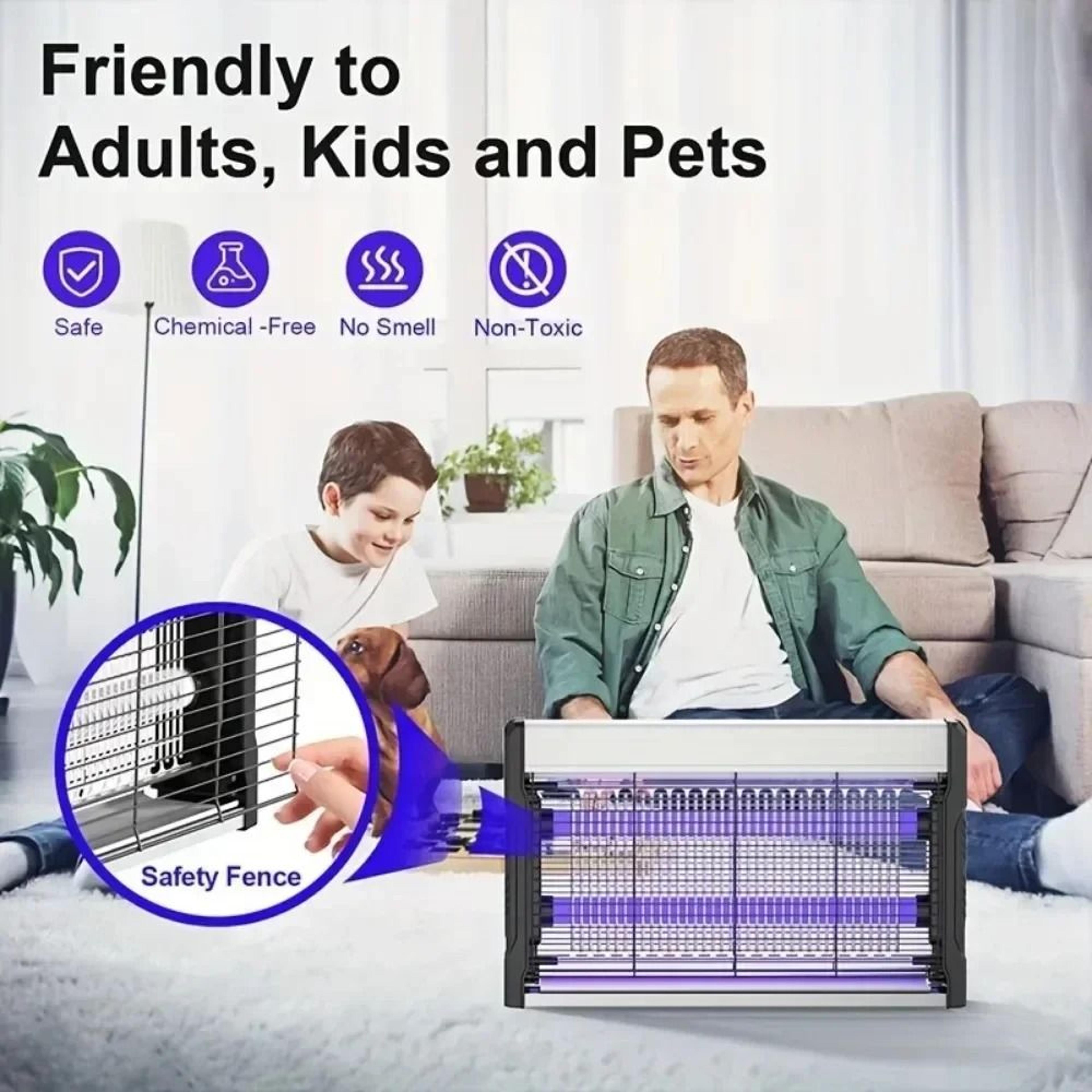 Indoor UV Light Mosquito Killer  Electric Insect Trap 4