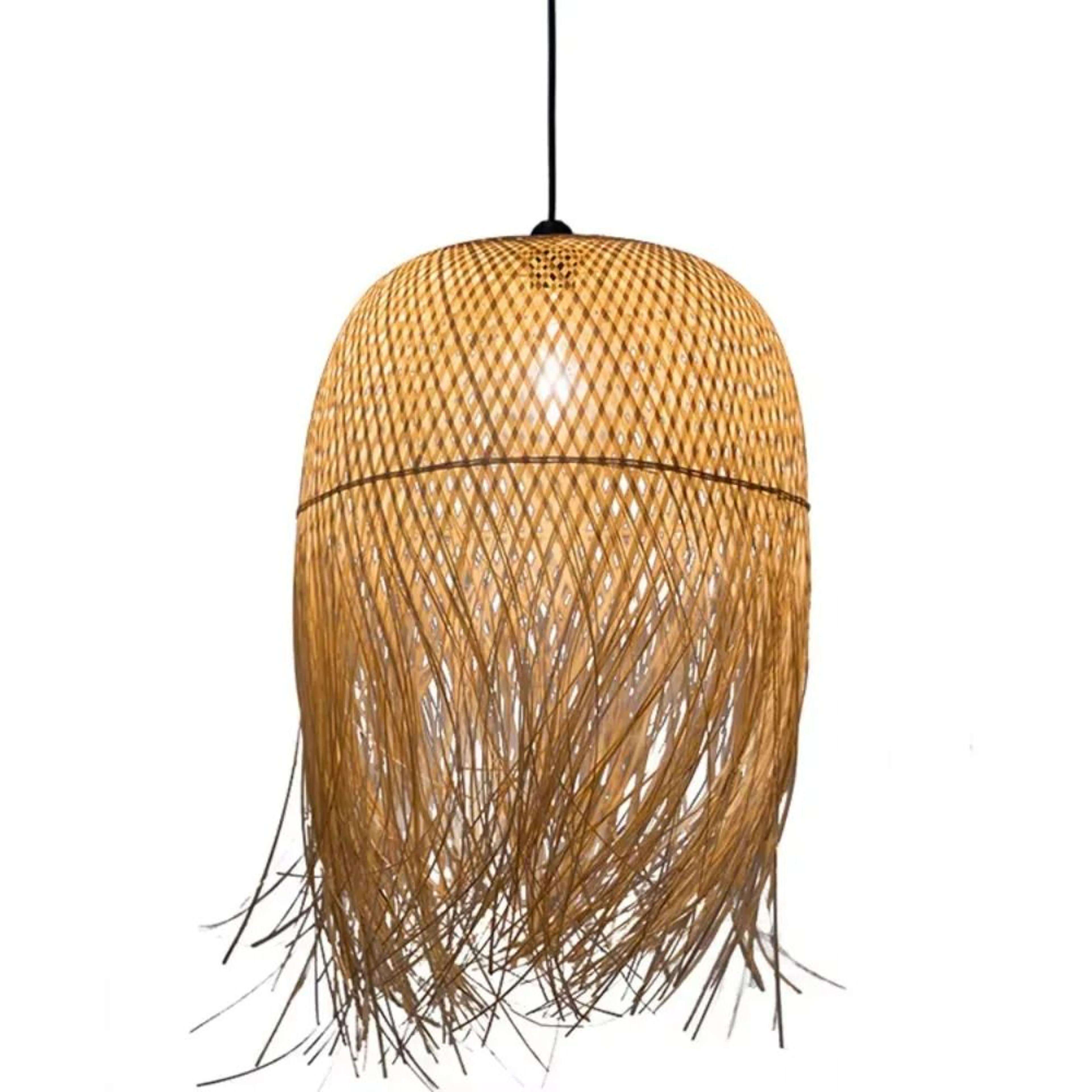 Vietnamese Handmade Bamboo Pendant Light 4