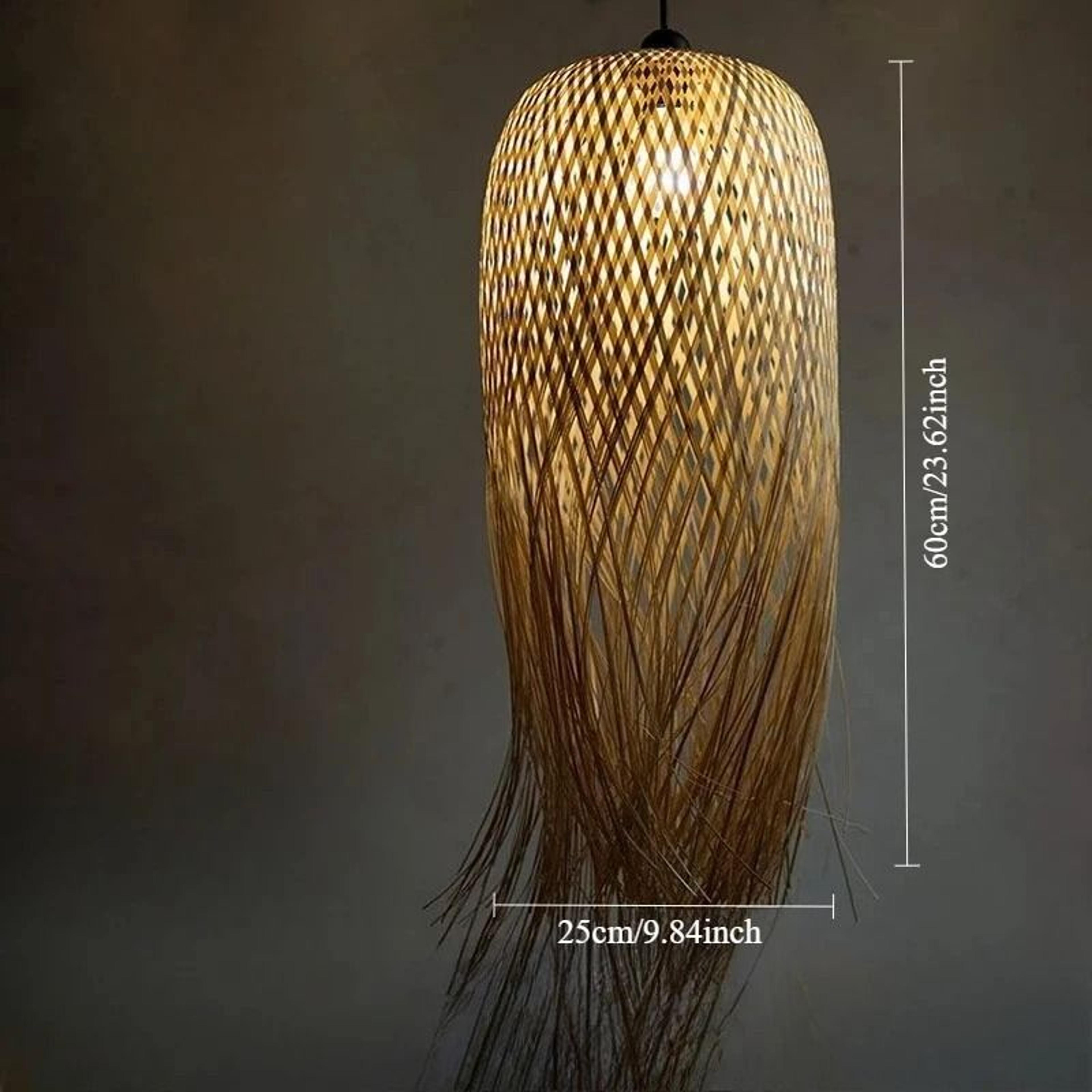 Vietnamese Handmade Bamboo Pendant Light 7