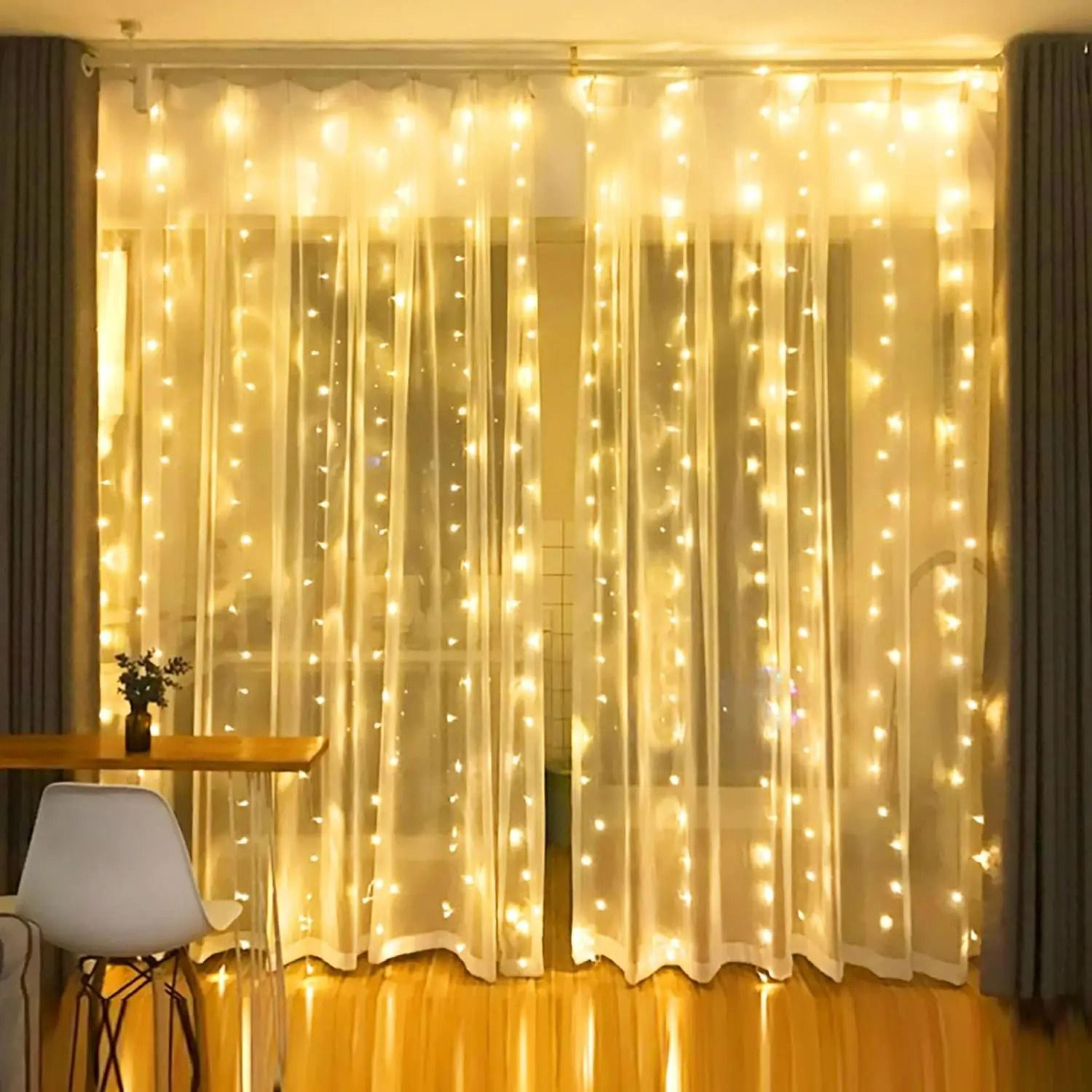 usb plug-in fairy led curtain lights with remote control