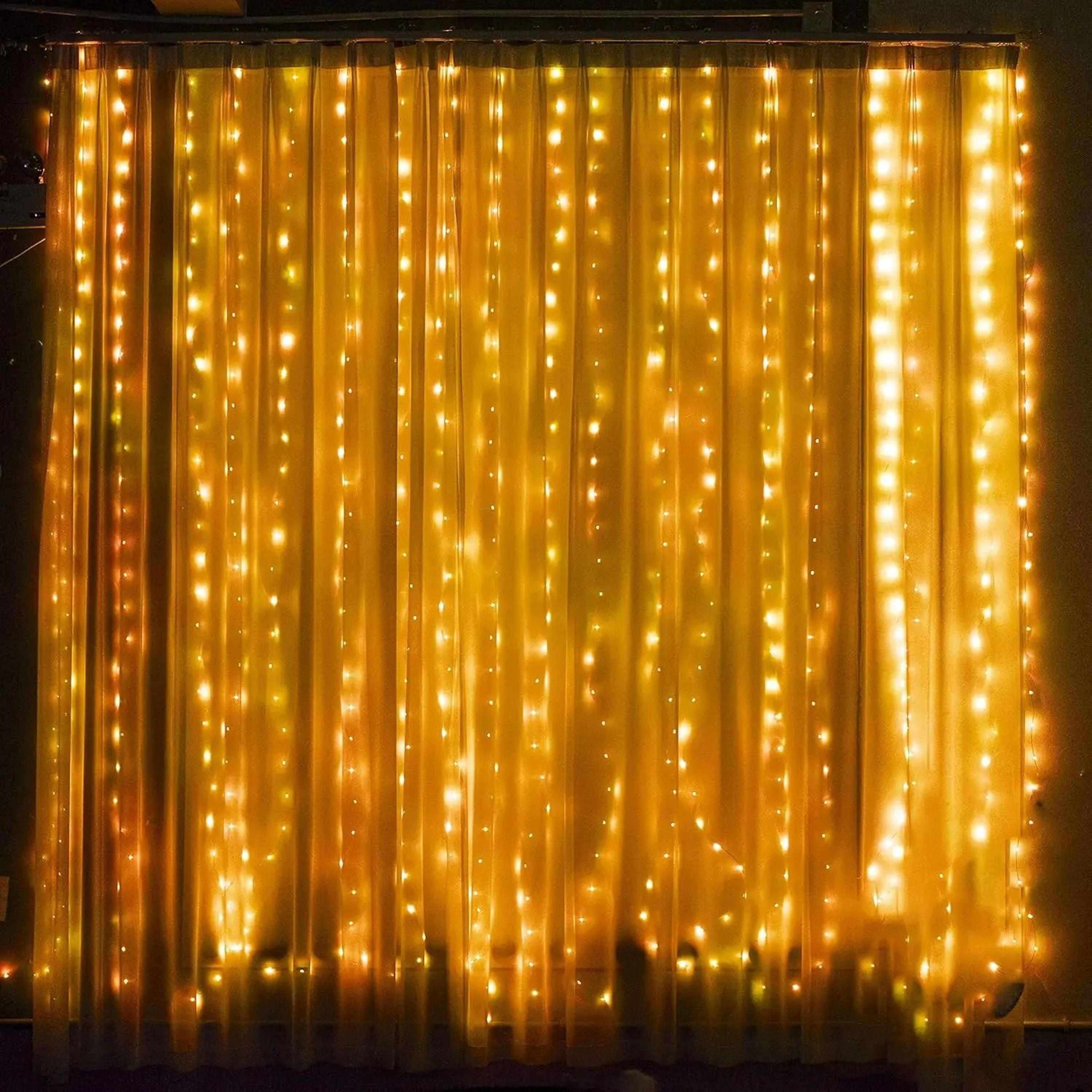 USB Plugin Fairy LED Curtain Lights With Remote Control 4